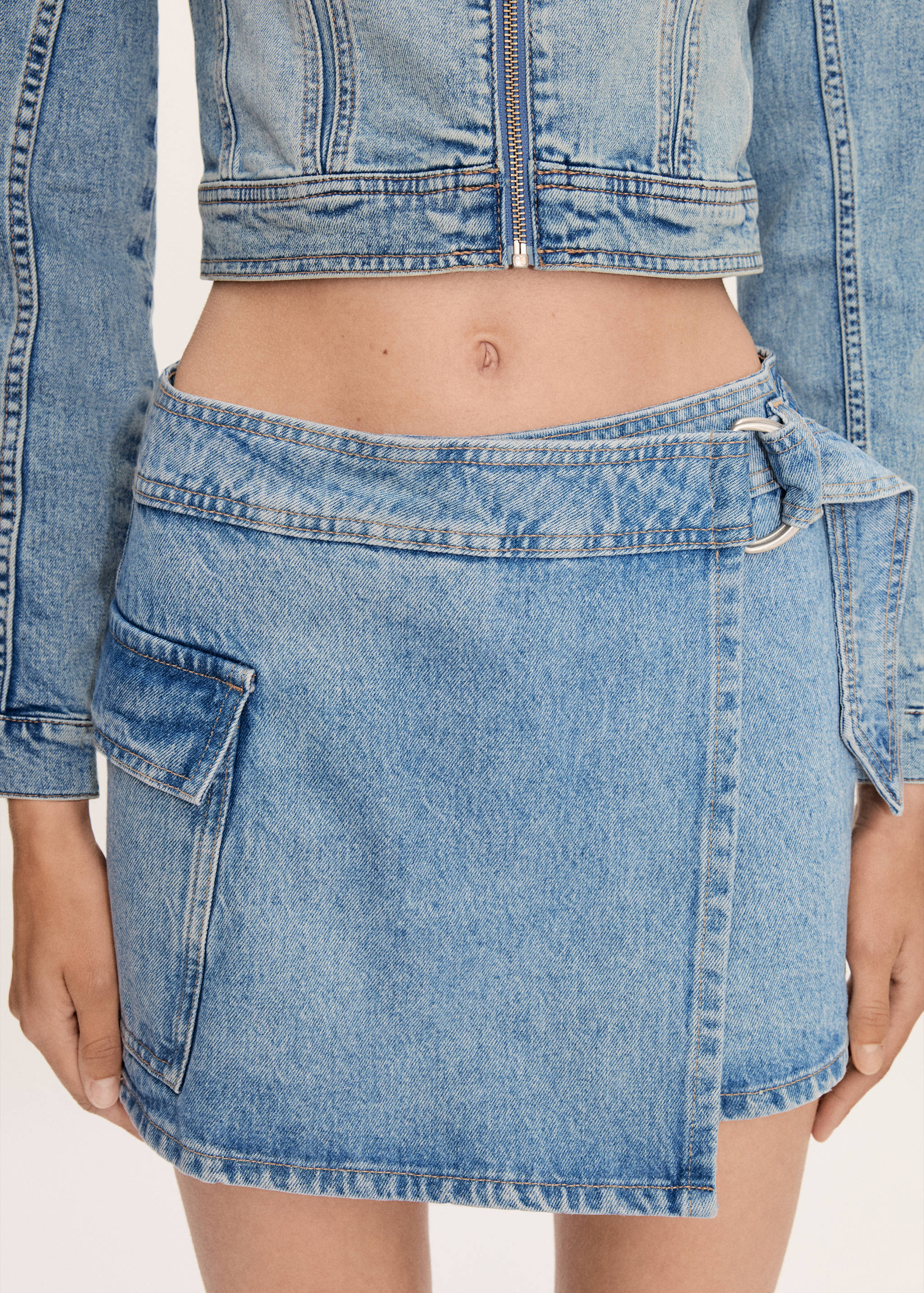 Denim skort - Details of the article 6