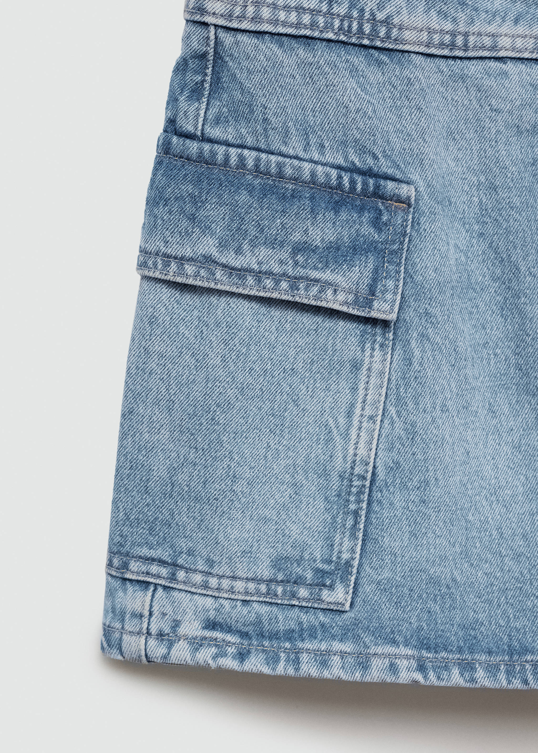 Denim skort - Details of the article 0