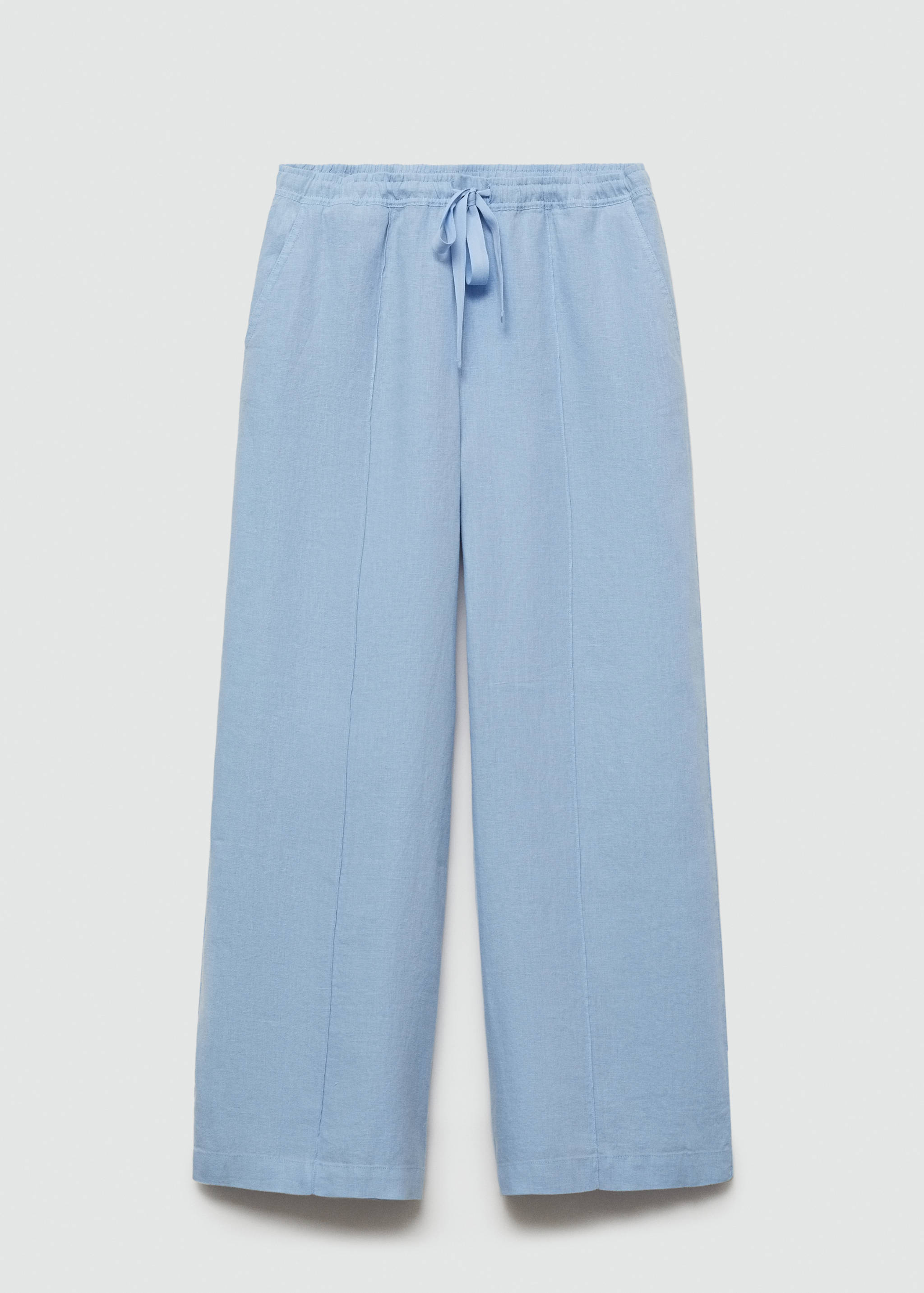 Wide leg linen trousers - Article without model