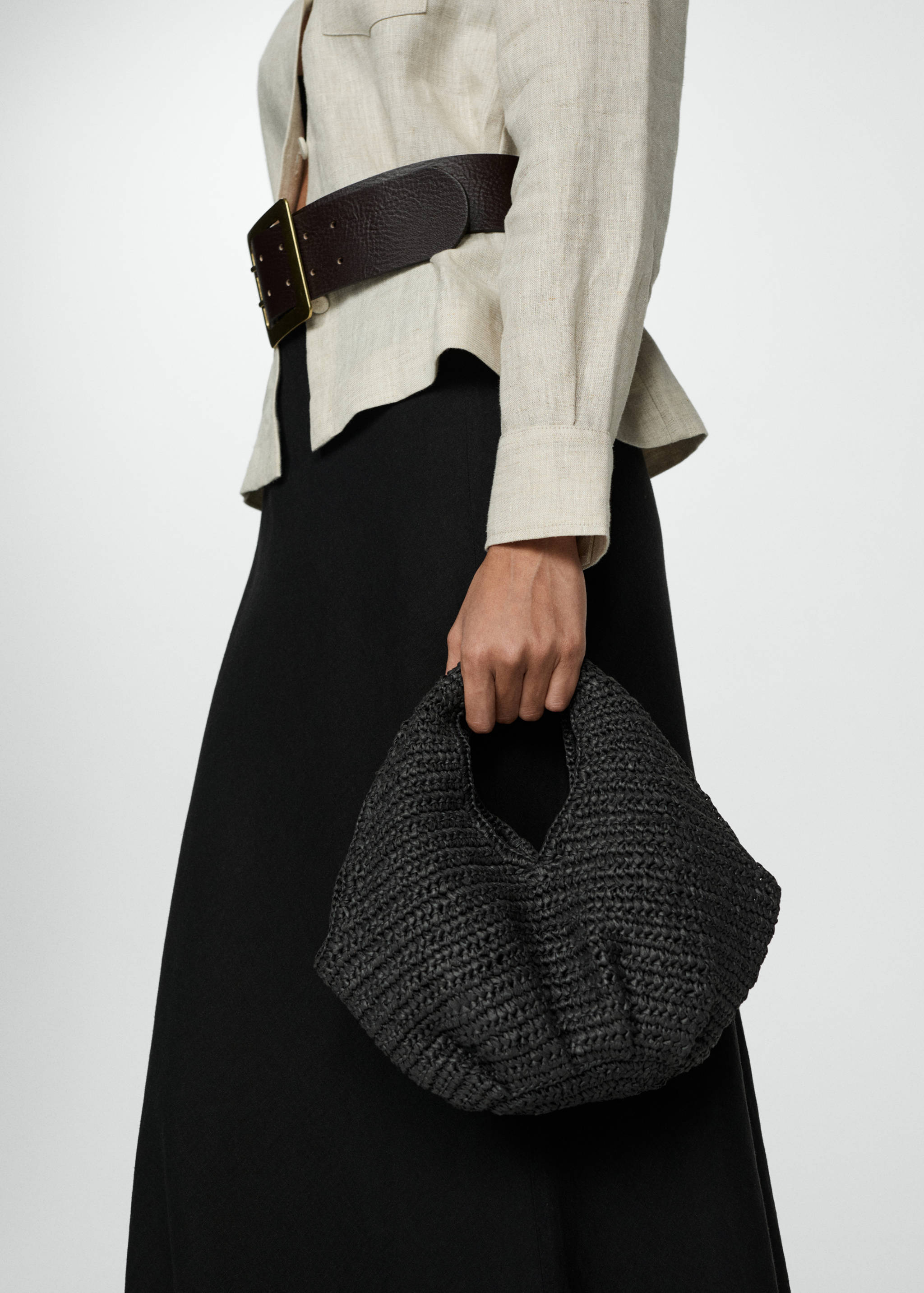 Long linen skirt - Details of the article 1