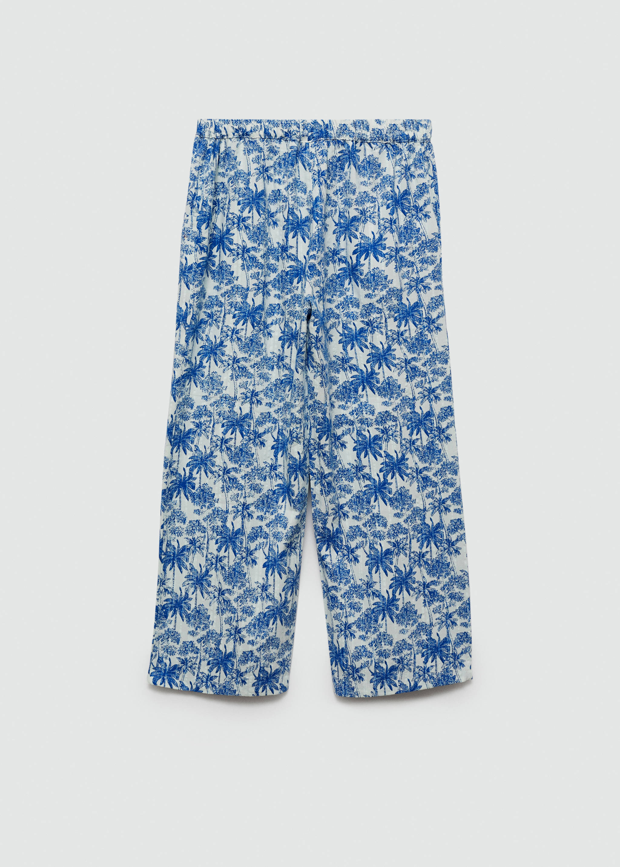 Pantalón recto estampado - Reverso del artículo