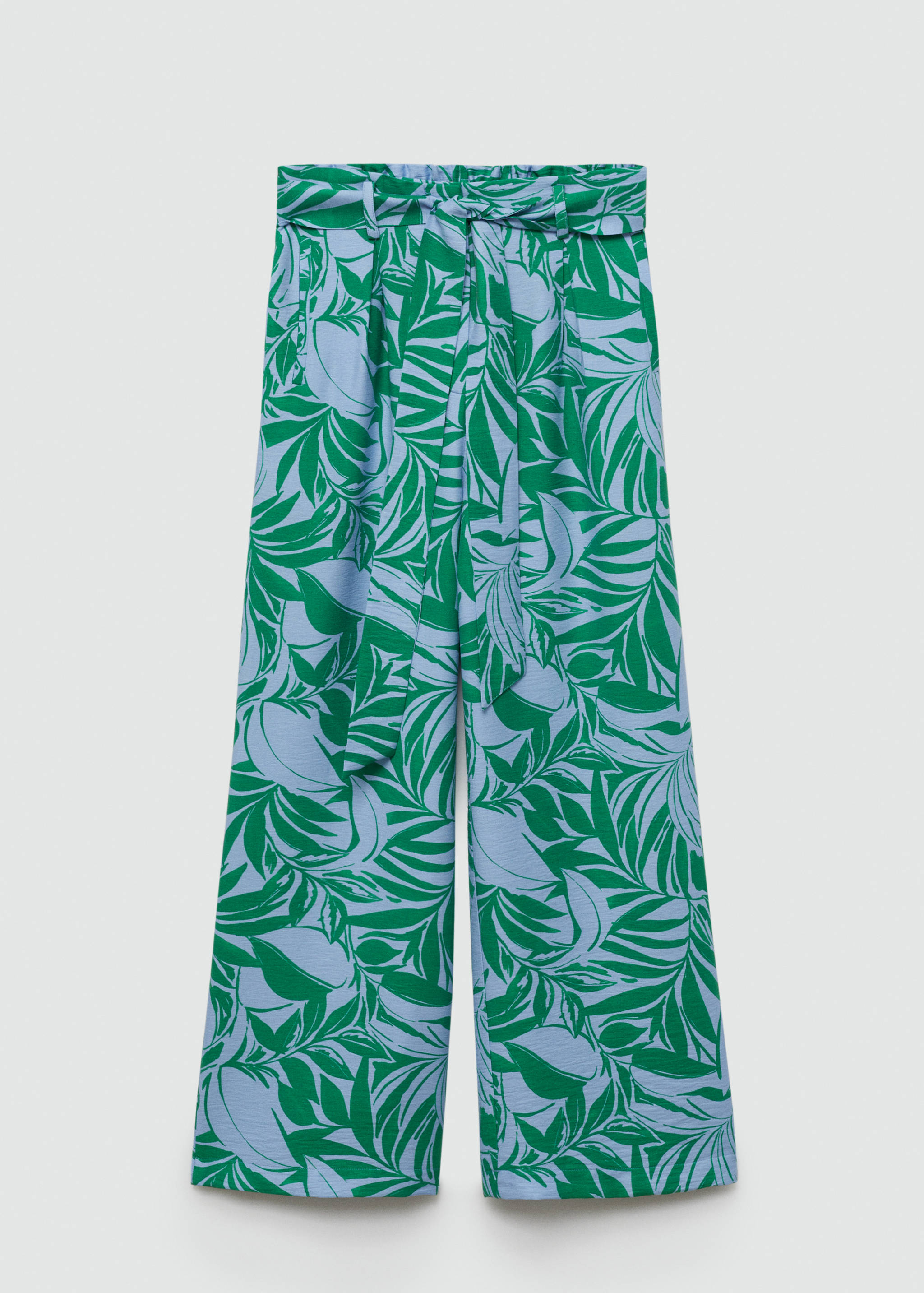 Printed pants with bow - Article without model