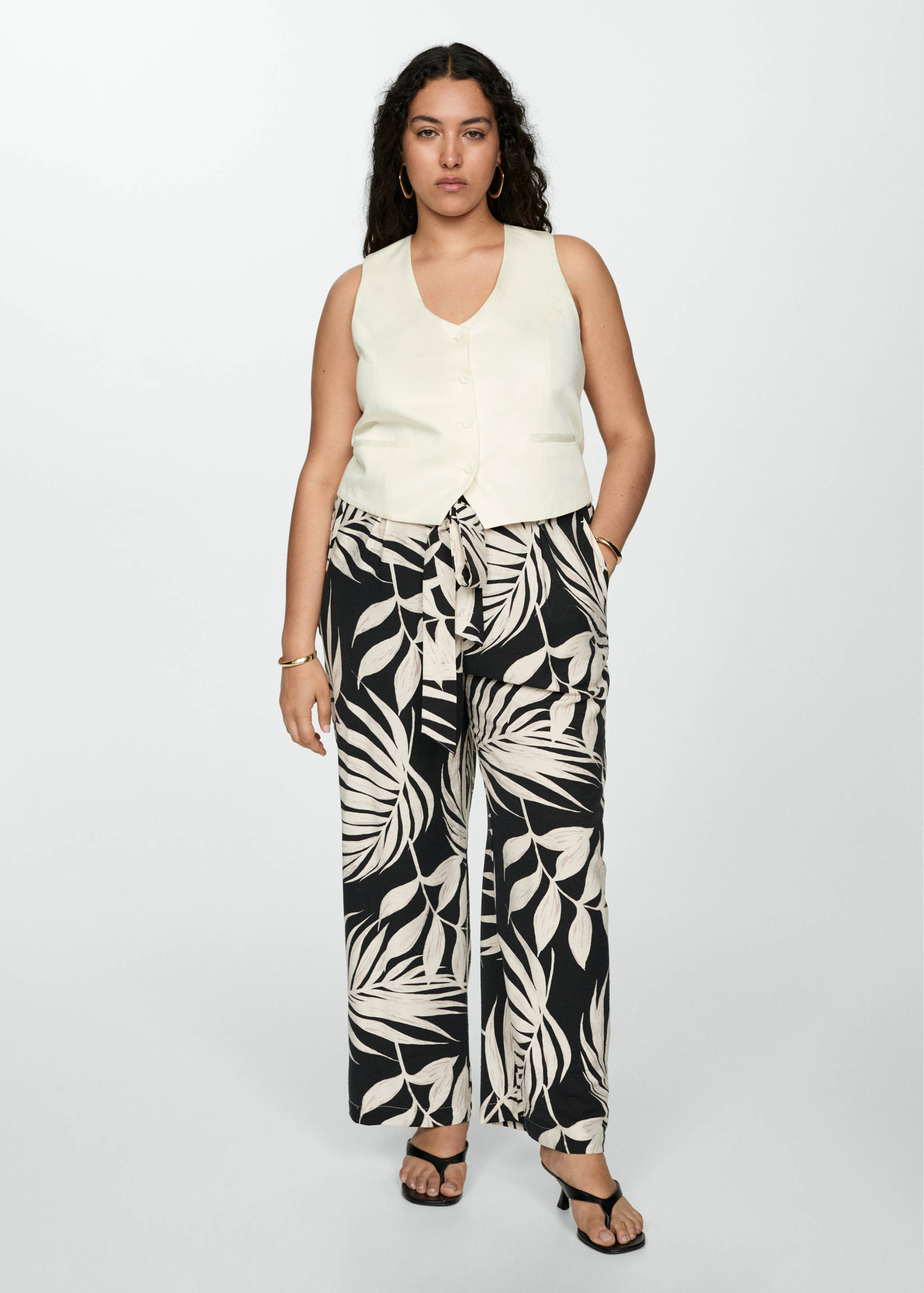 Pantalón estampado lazo - Detalle del artículo 3