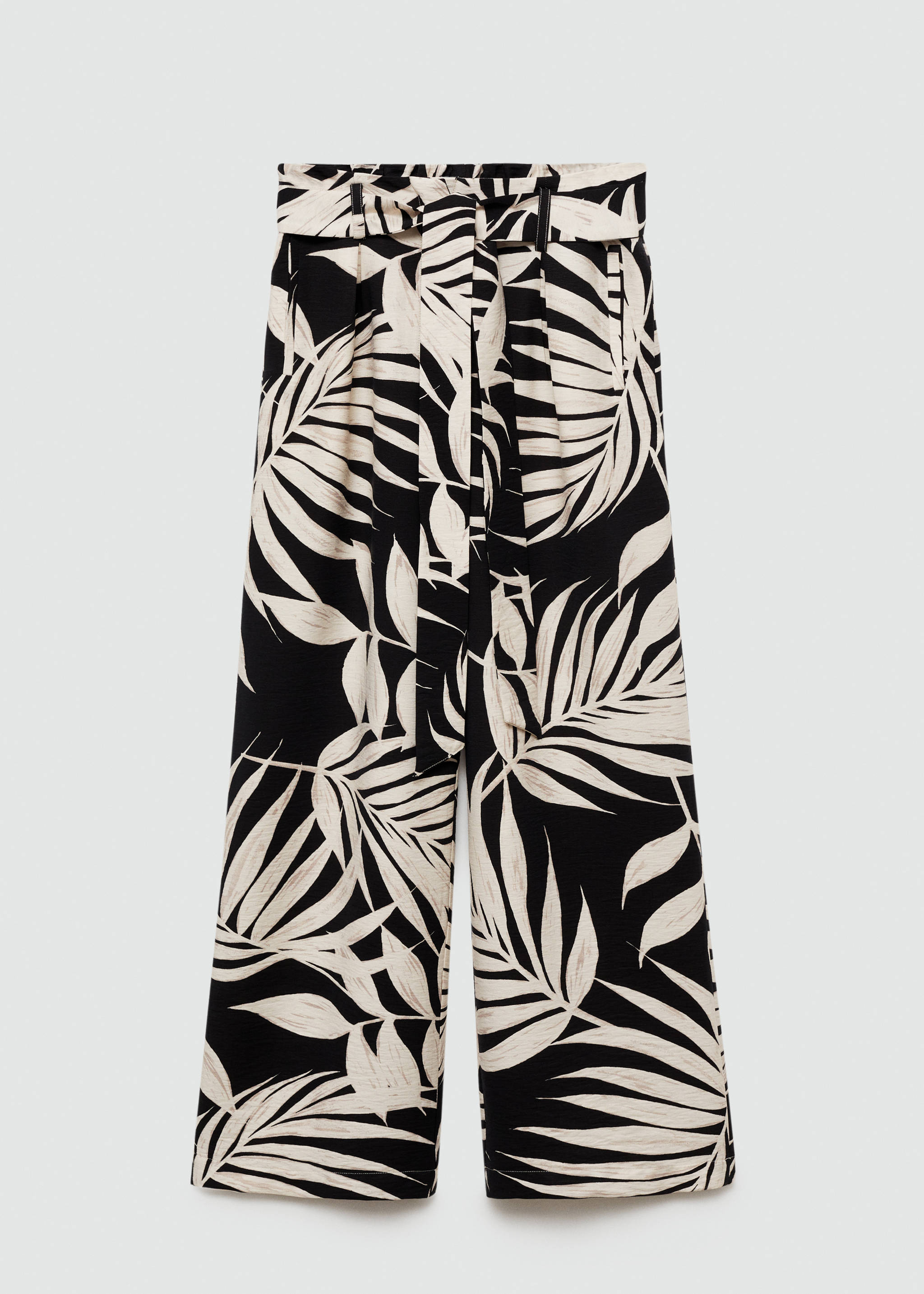 Printed pants with bow - Article without model