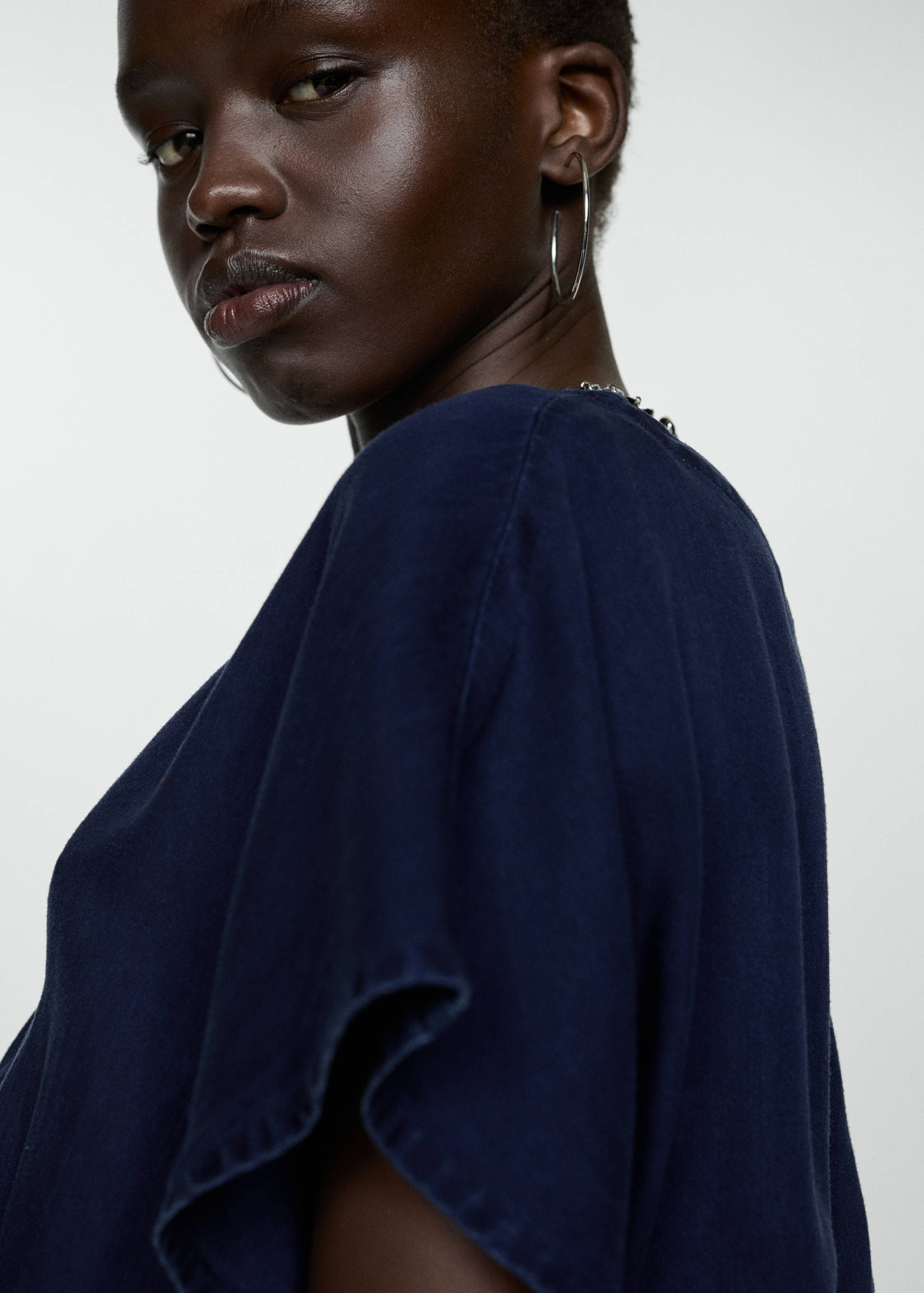 Belt short jumpsuit - Details of the article 1