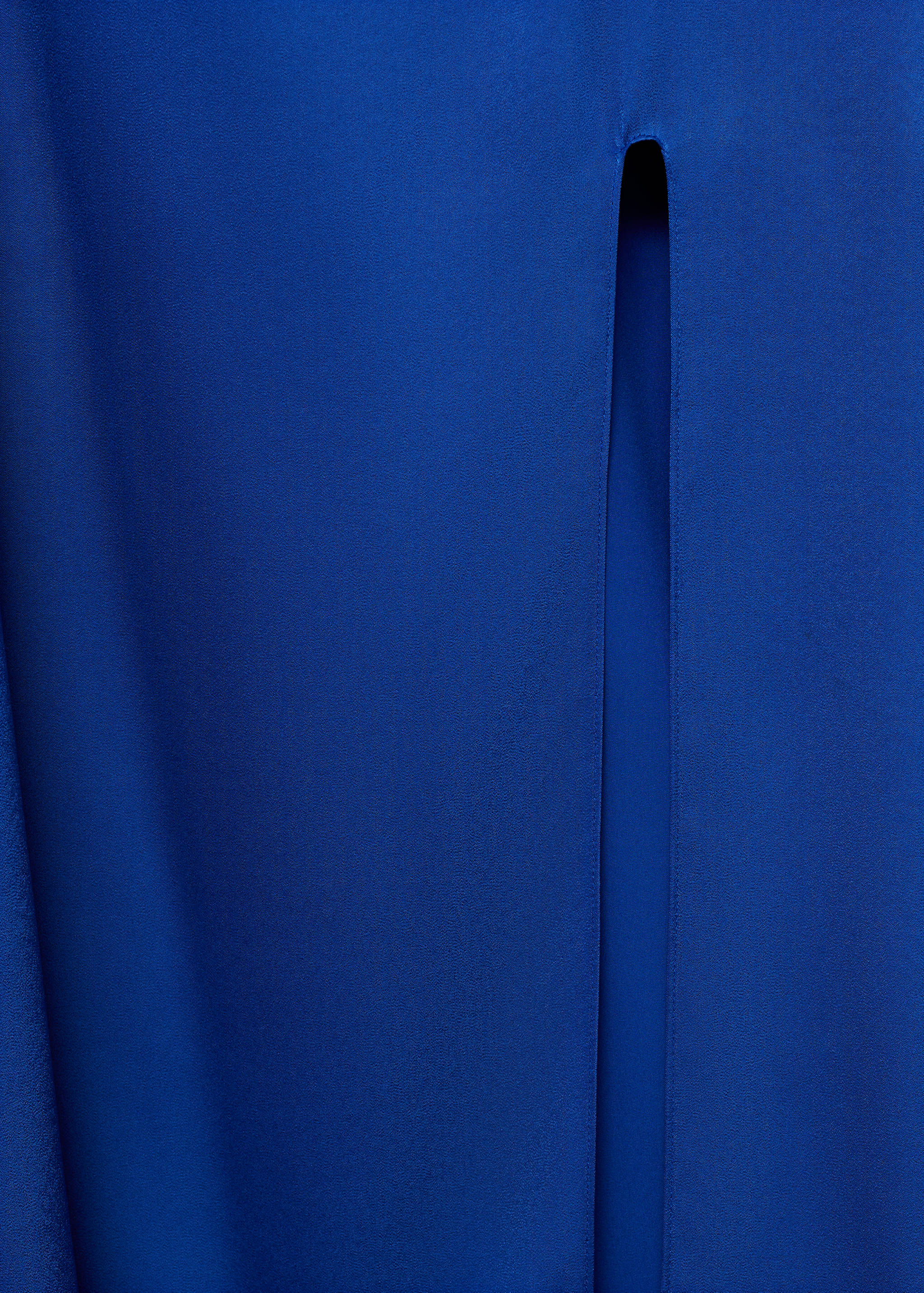Side-slit satin dress - Details of the article 8