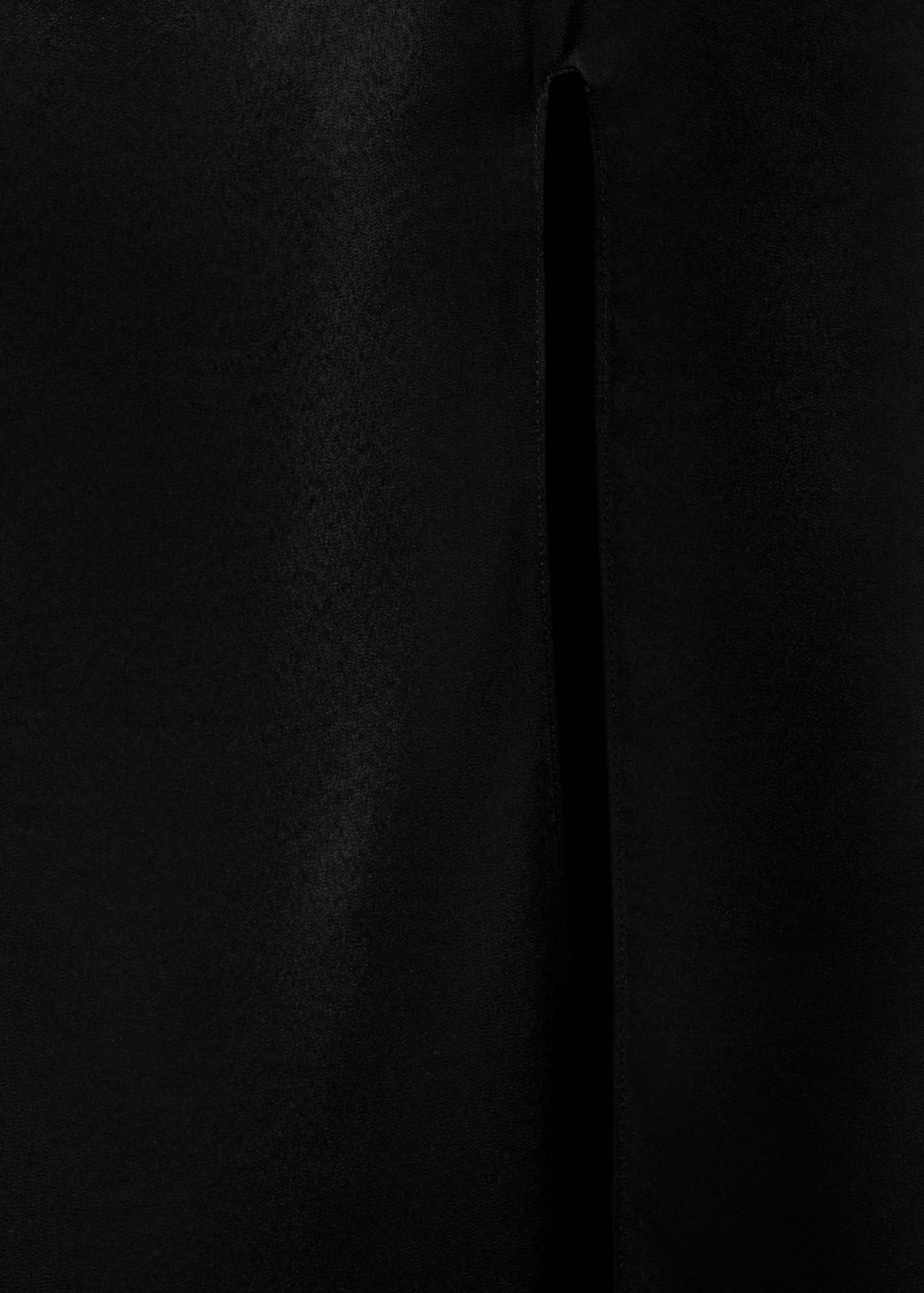 Side-slit satin dress - Details of the article 8