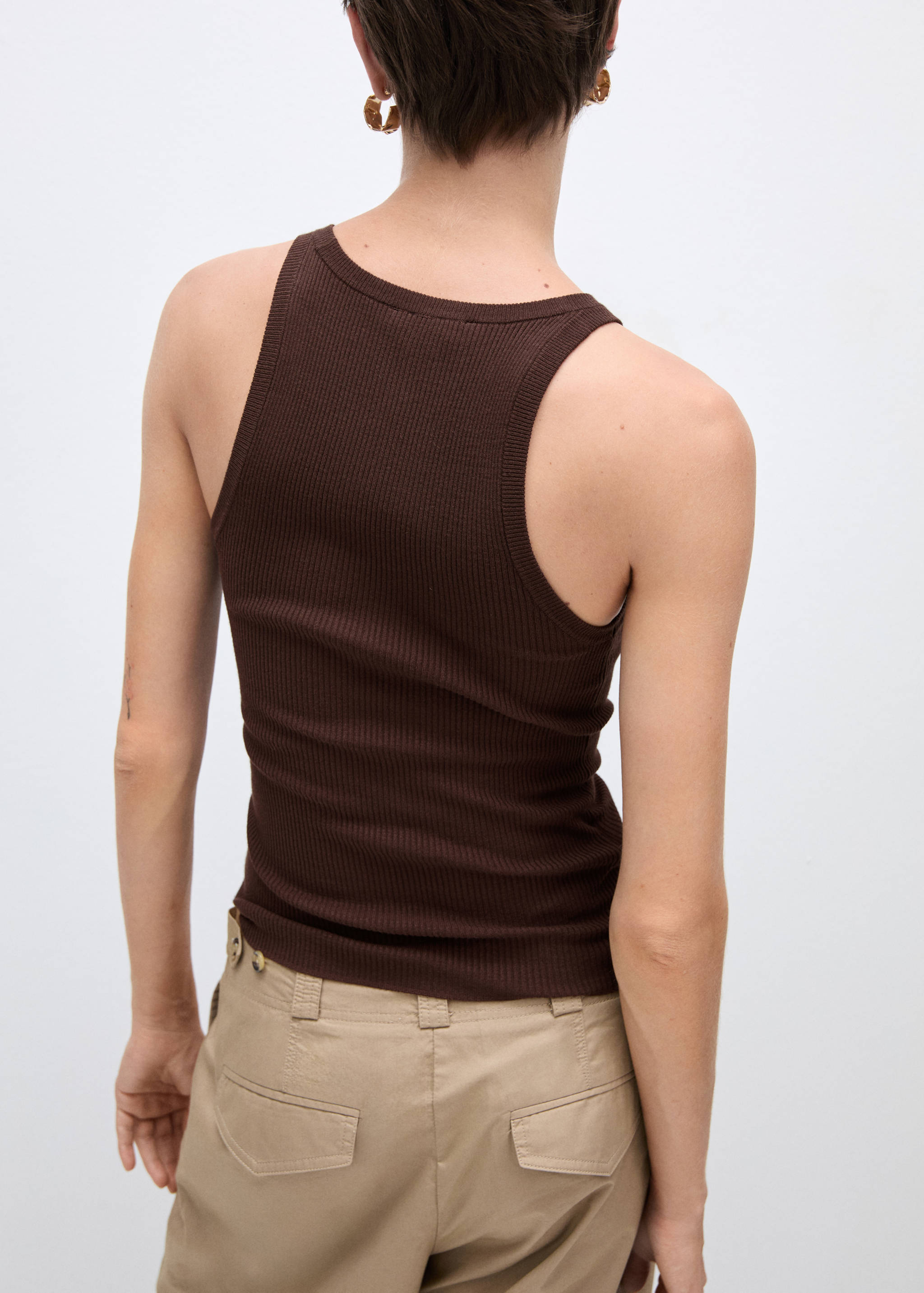 Top maille bretelles - Verso de l’article