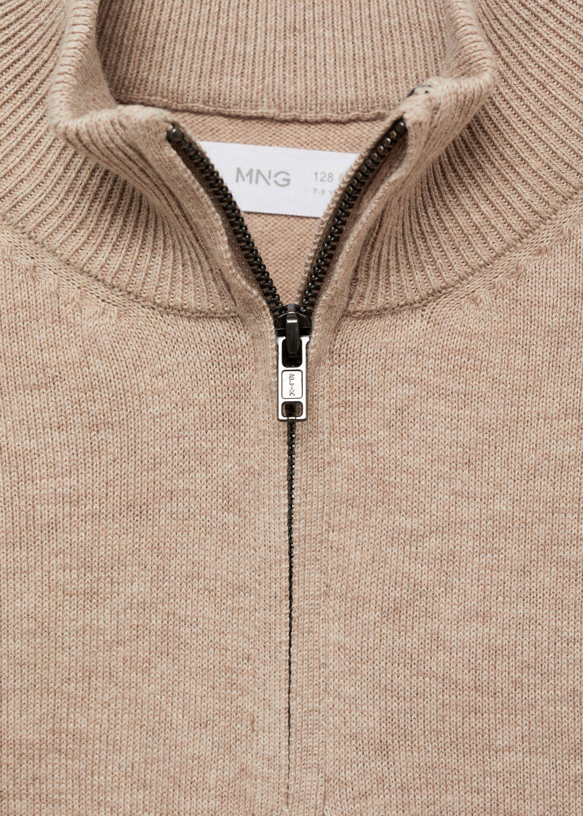 Zip neck jumper - Details of the article 8