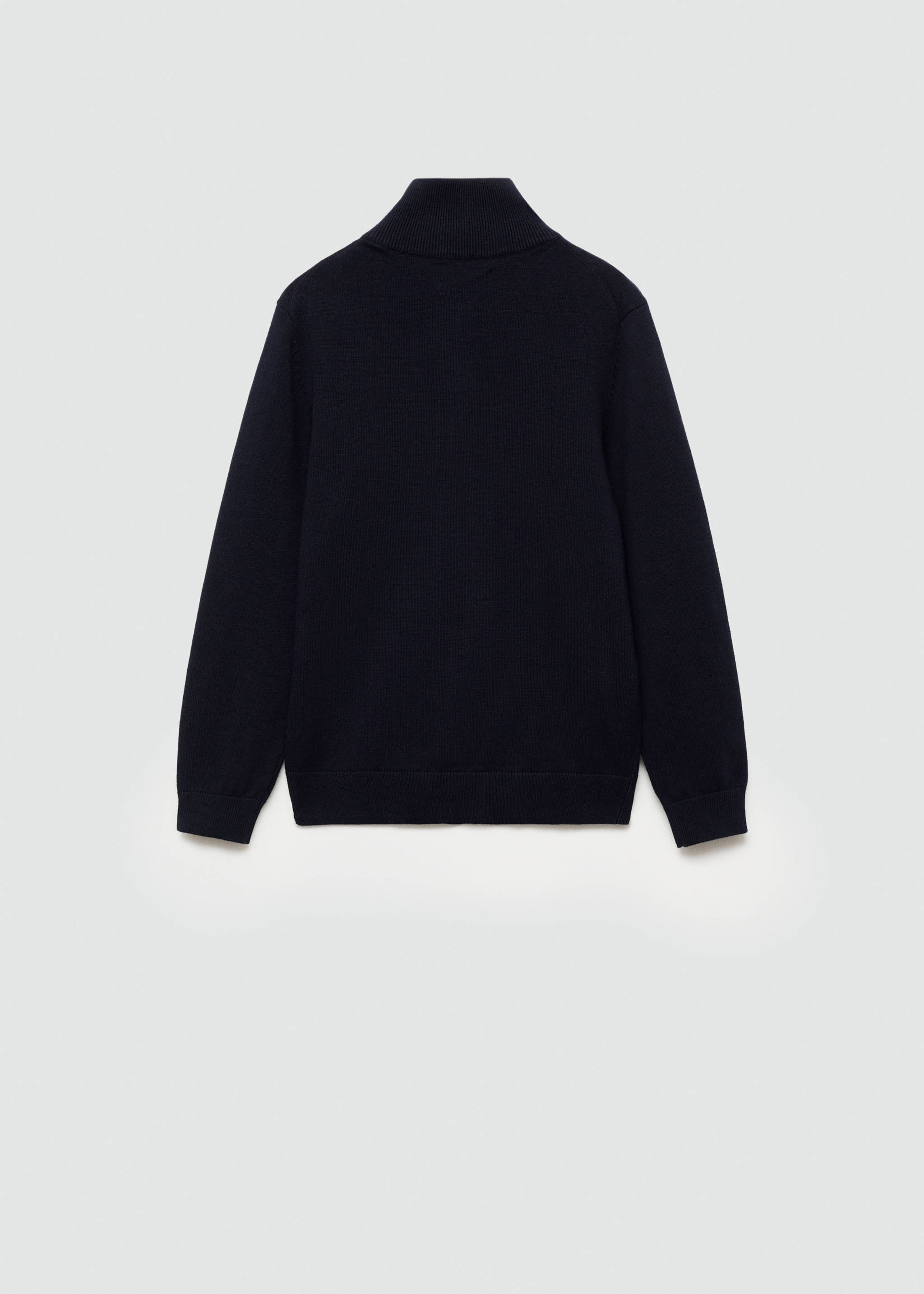 Zip neck jumper - Reverse of the article