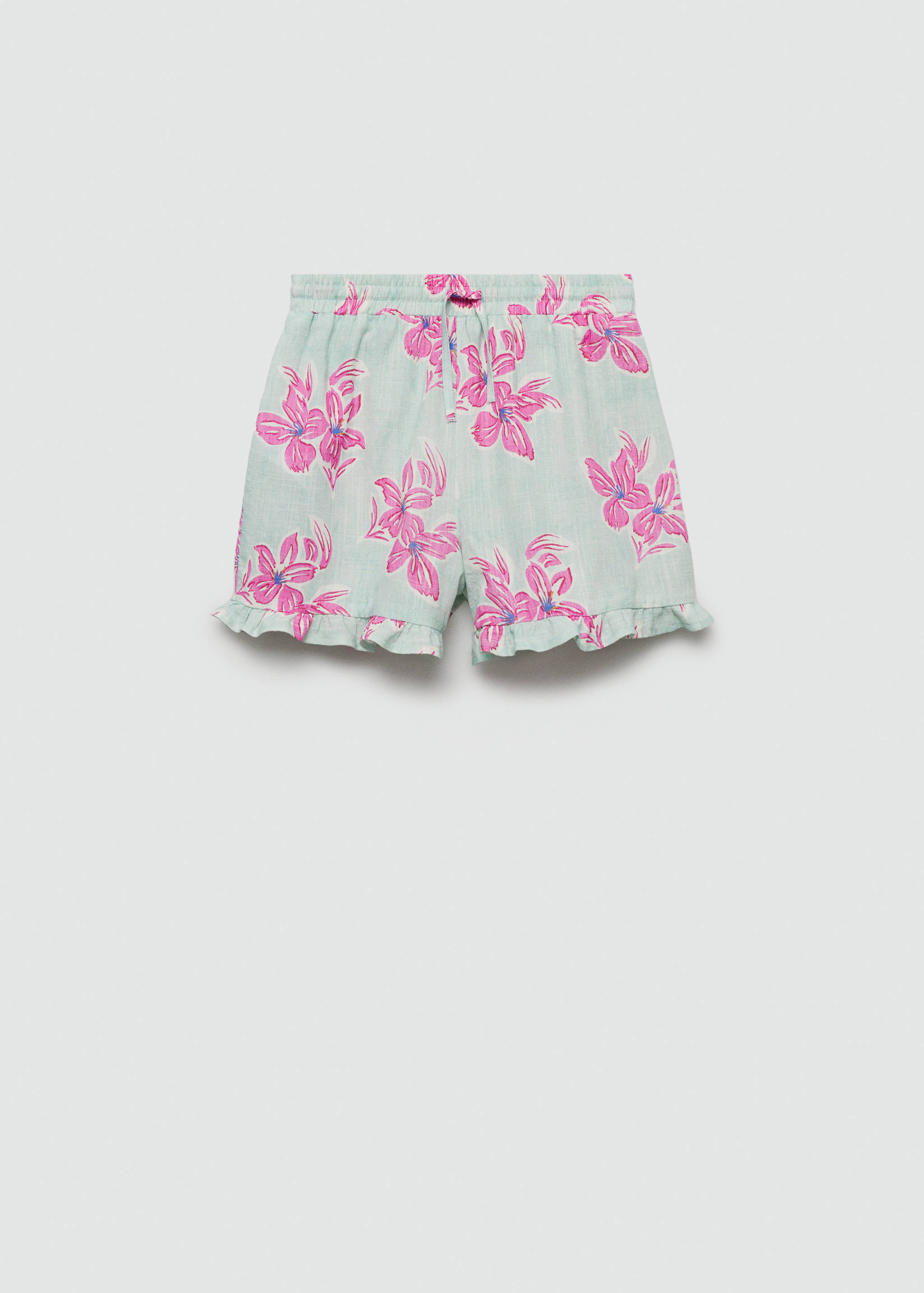 Floral cotton shorts - Article without model