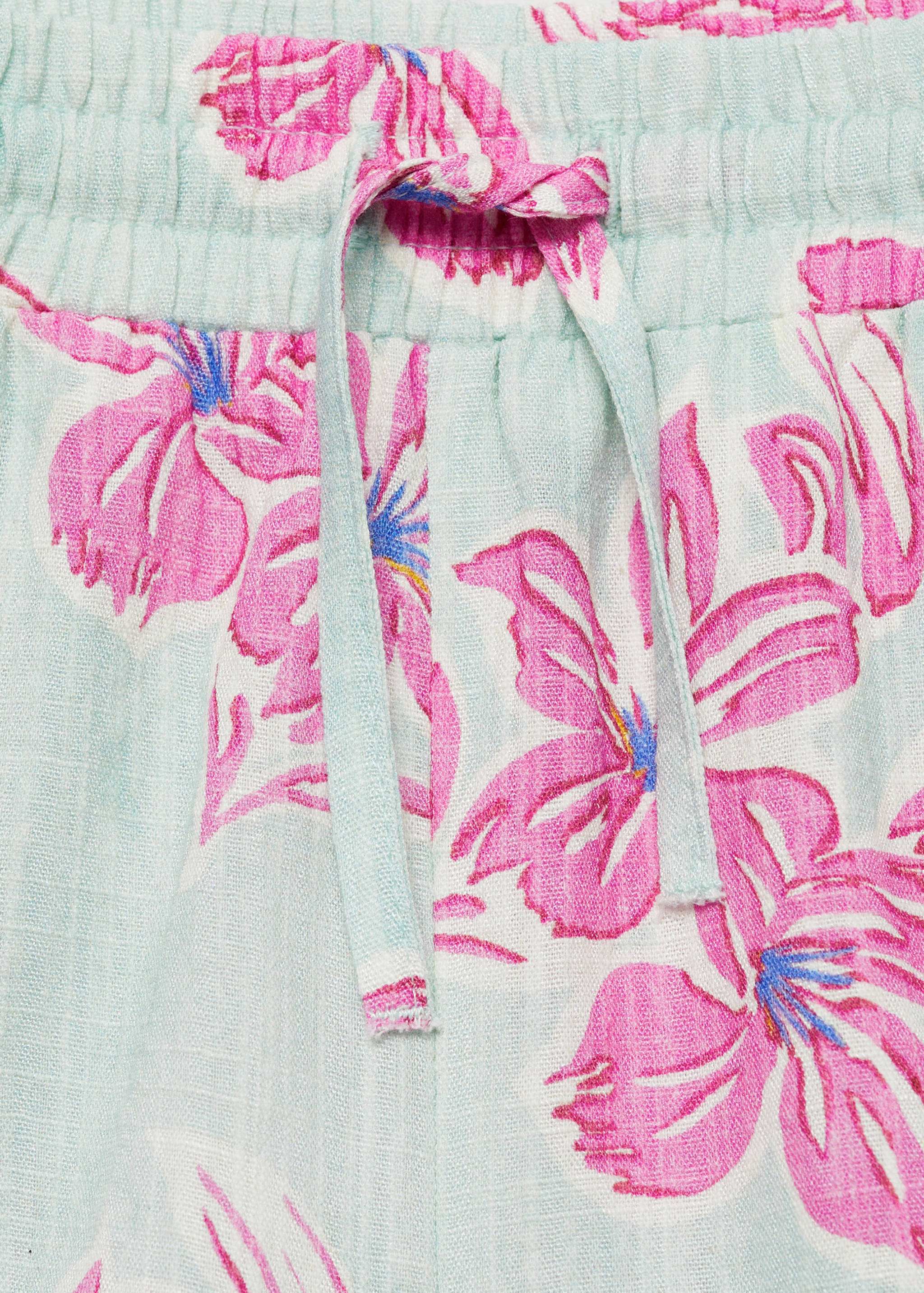 Floral cotton shorts - Details of the article 0