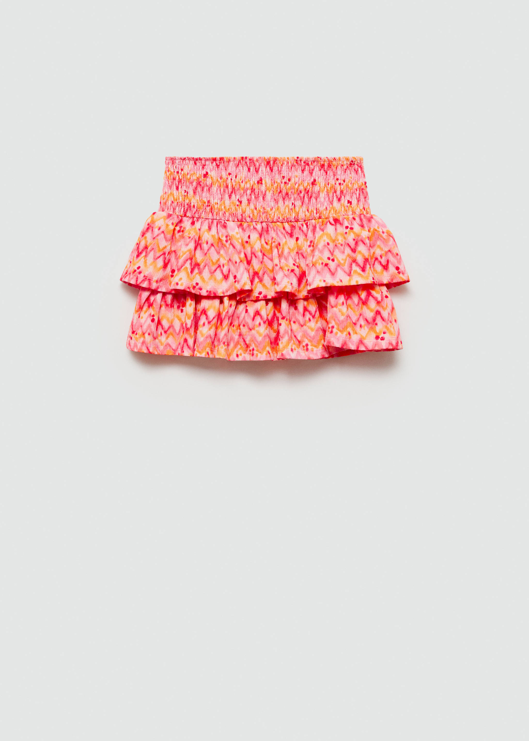 荷叶边百褶裙 - null