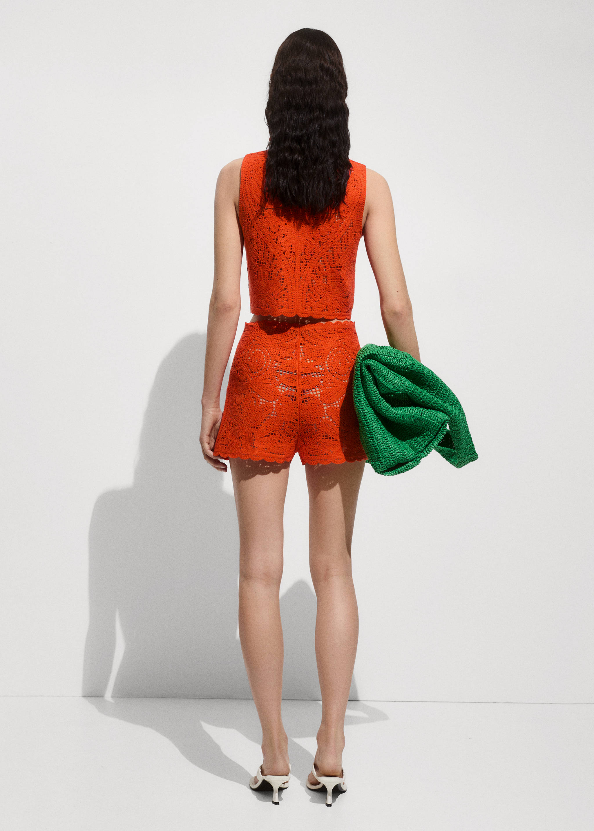 Shorts ganxet flors - Revers de l'article