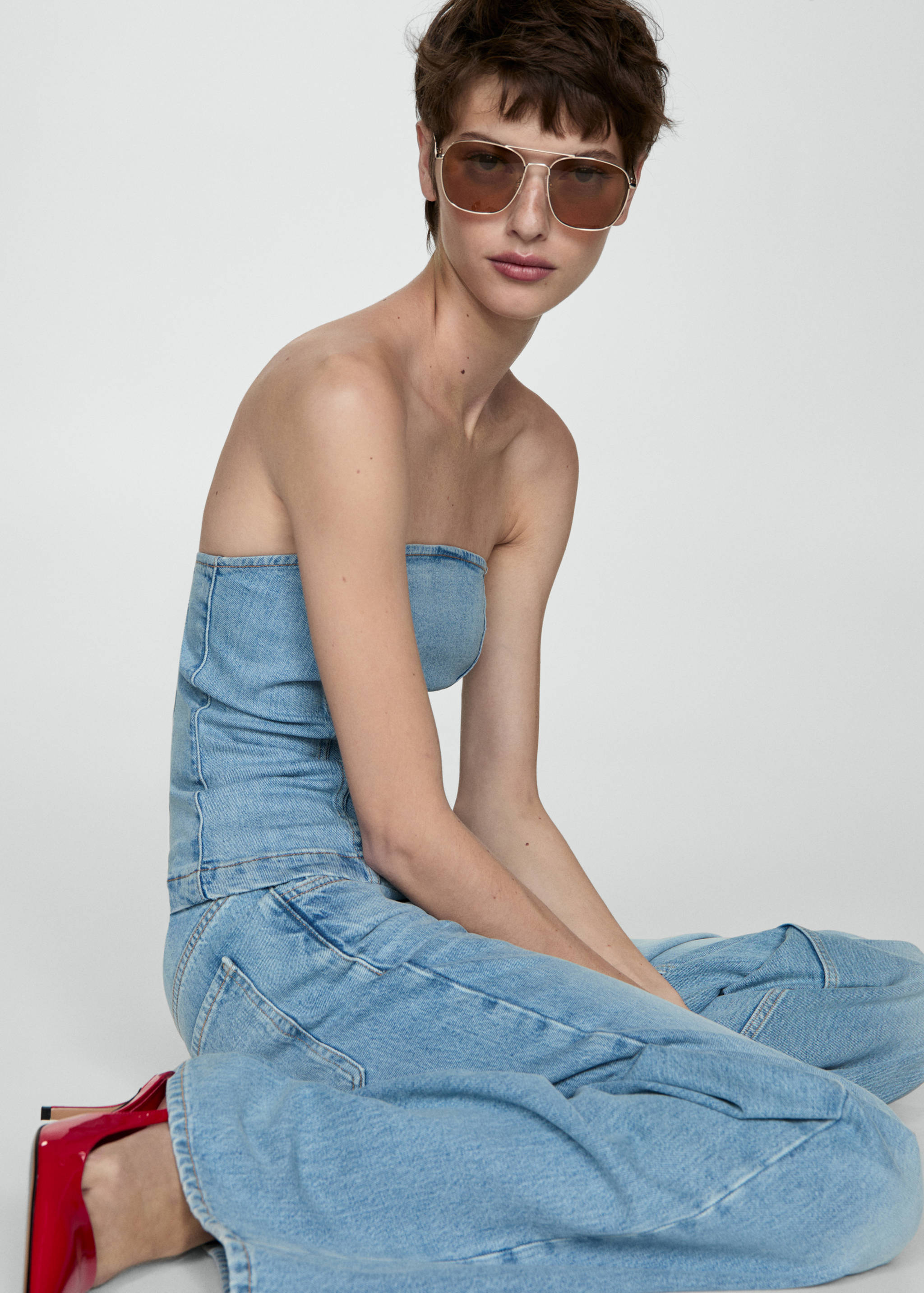 Солнцезащитные очки в металлической оправе - Деталь изделия 9