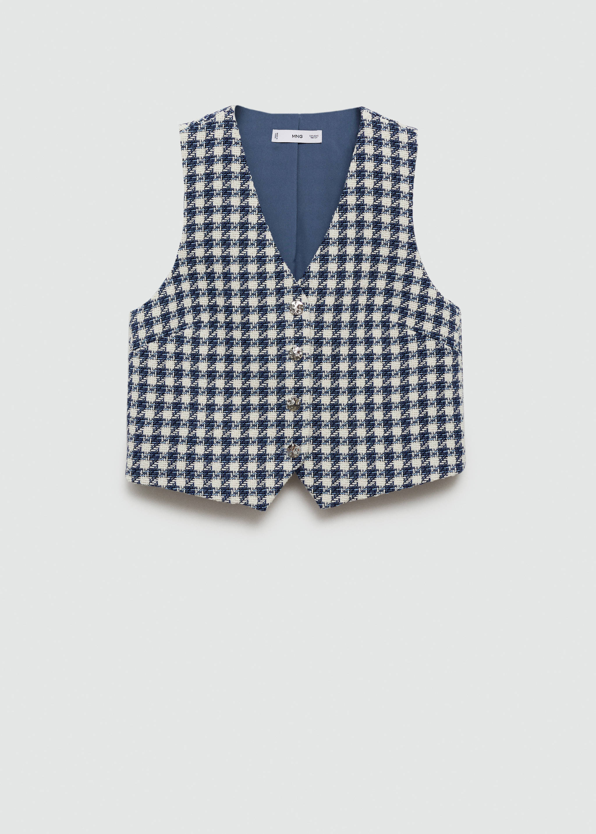 Houndstooth gilet - Article without model