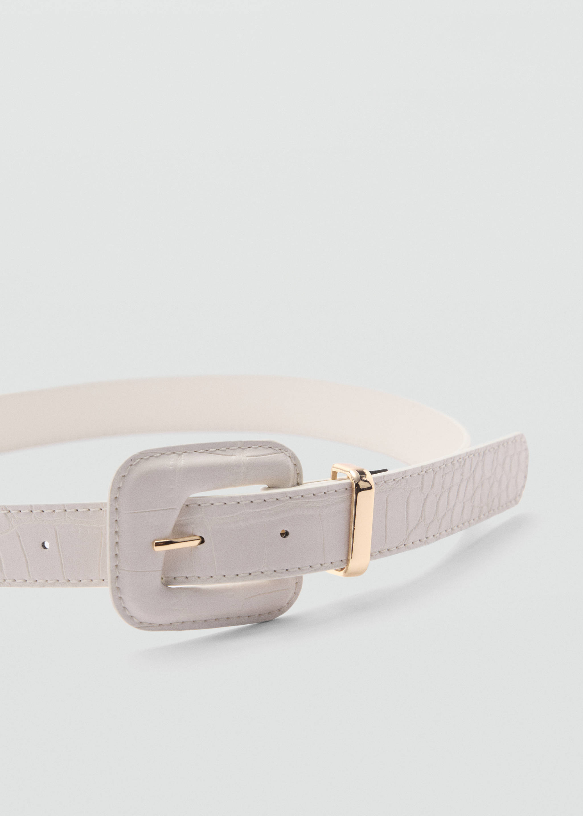Crocodile effect belt - Medium plane