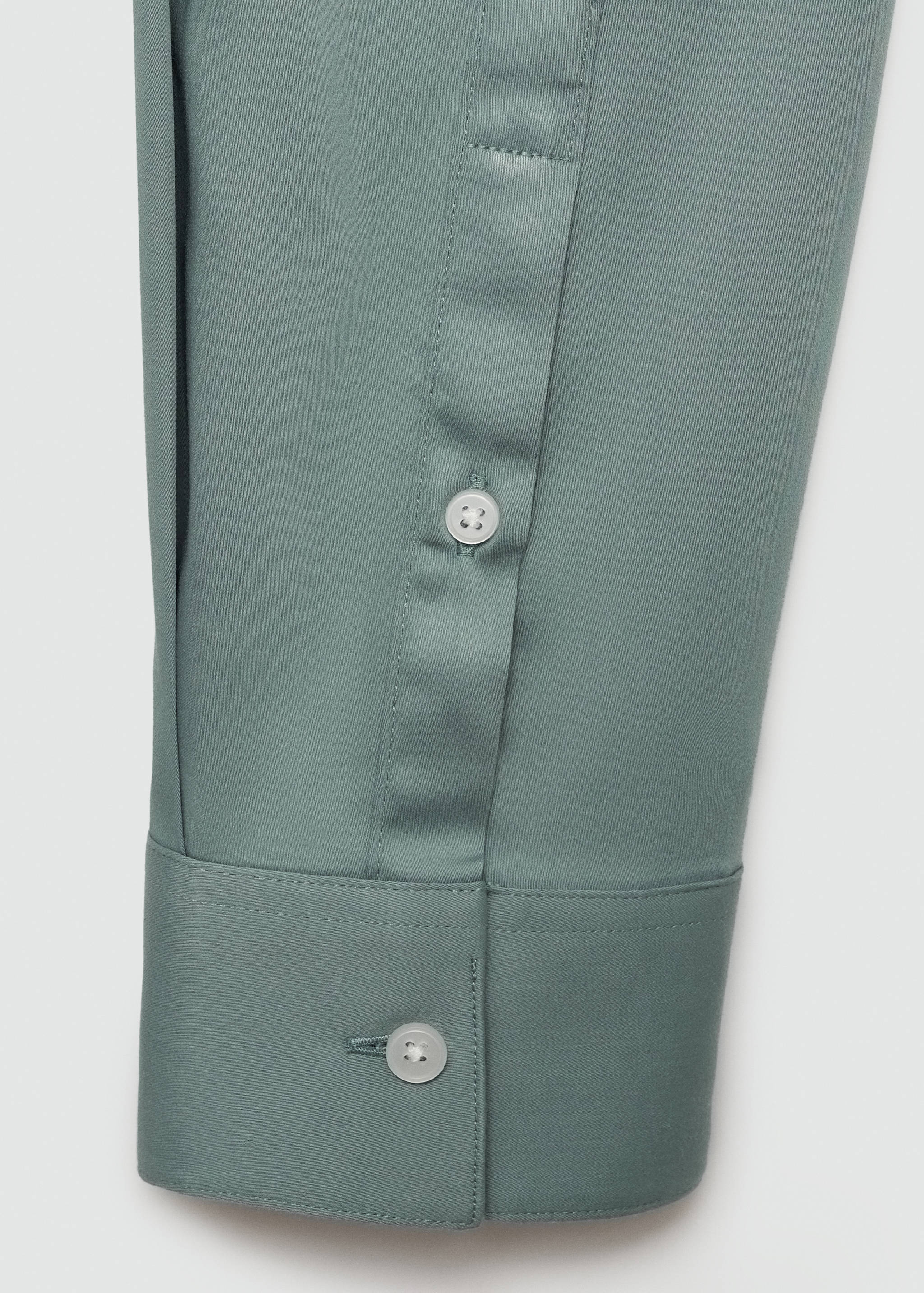 Super slim-fit poplin suit shirt - Details of the article 0