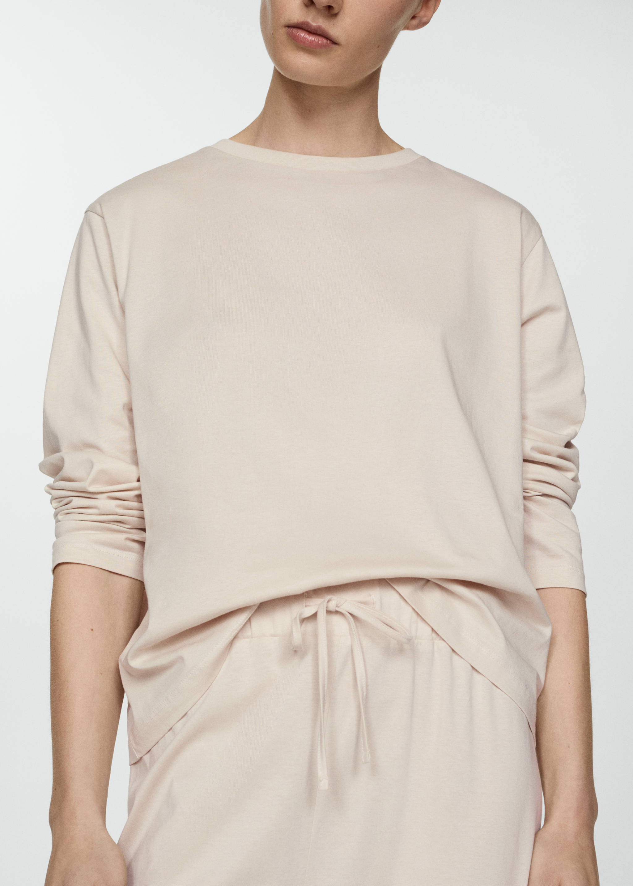 Pyjama deux pièces coton - Plan moyen