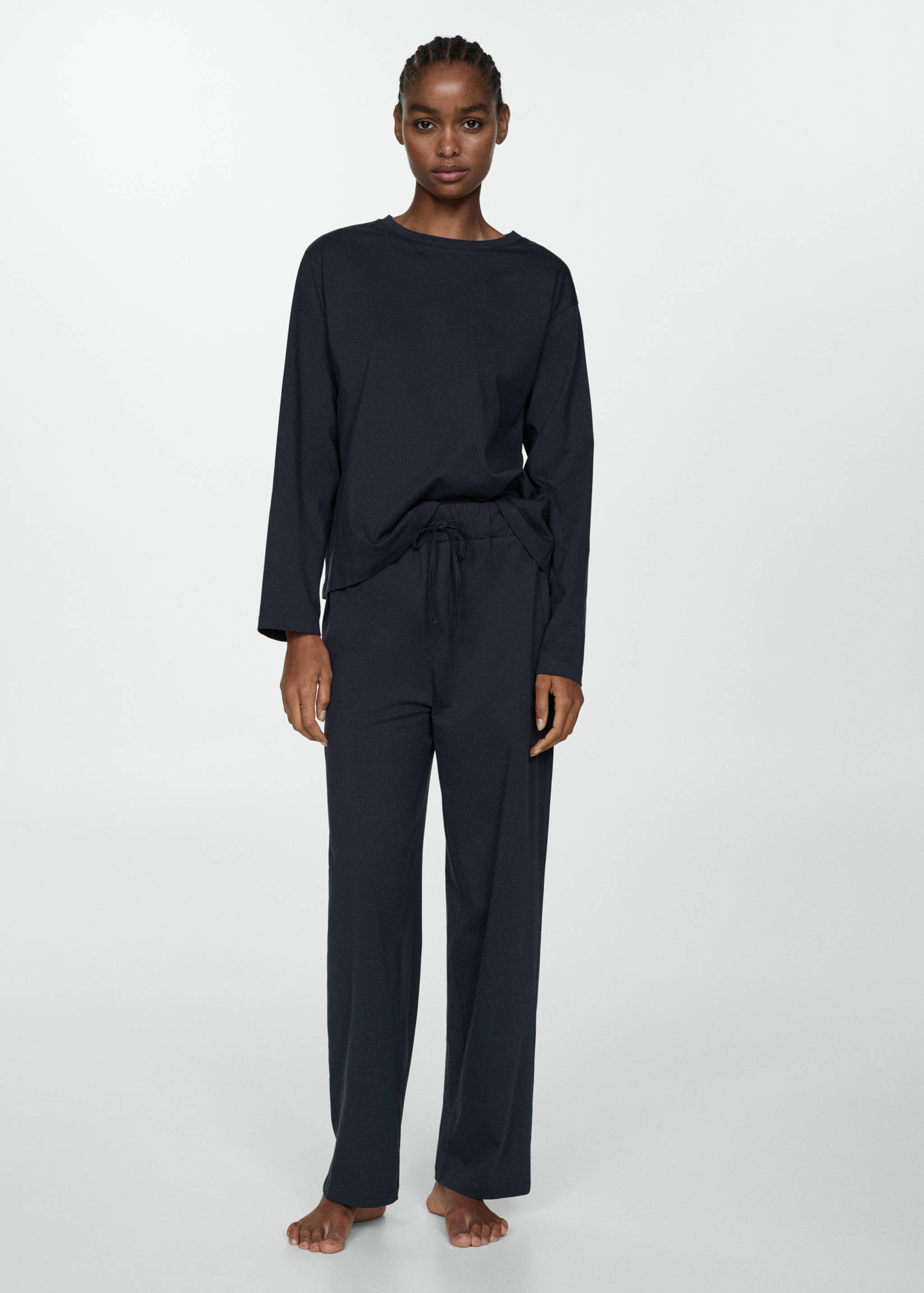 Pyjama deux pièces coton - Plan général