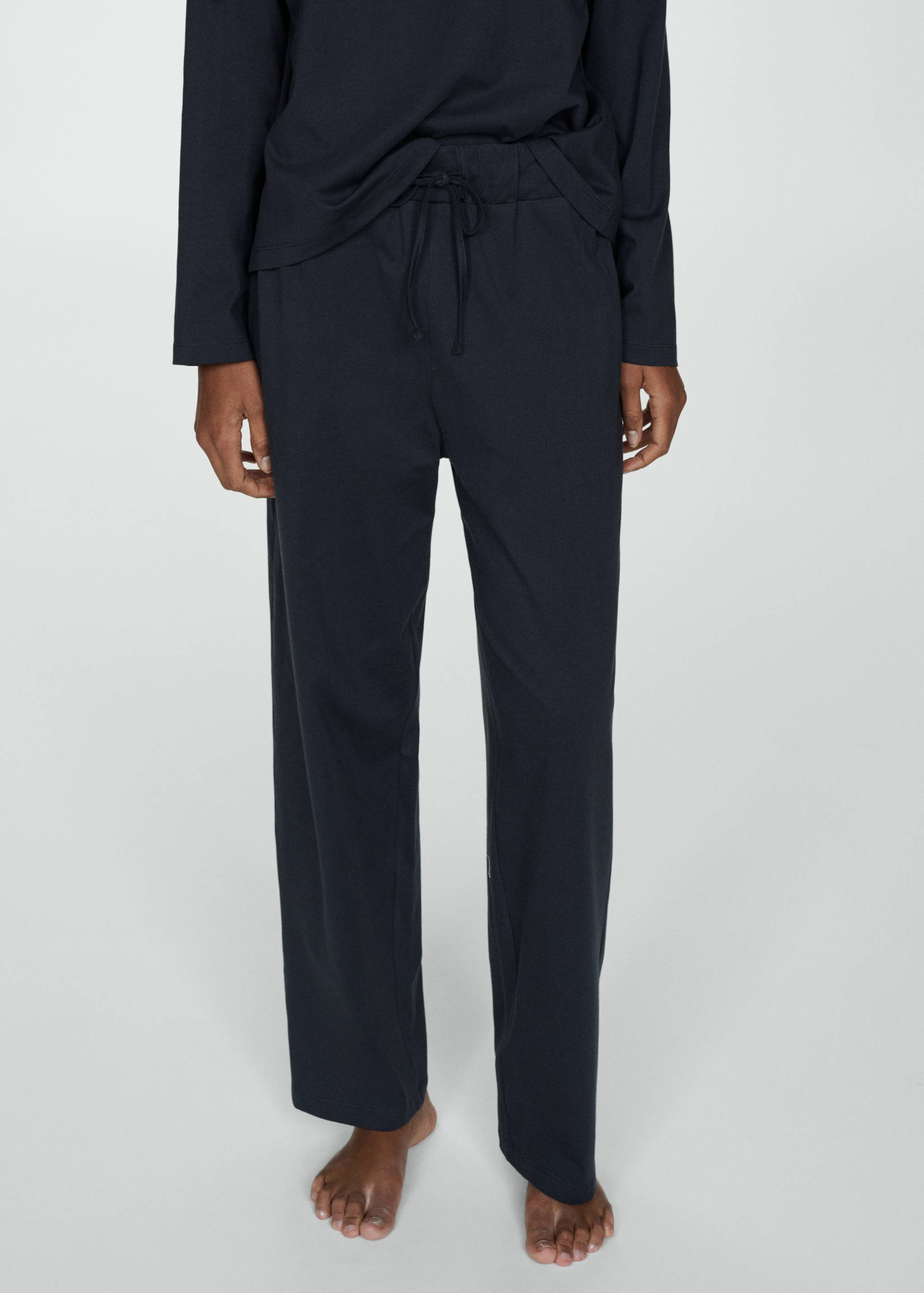 Pyjama deux pièces coton - Plan moyen