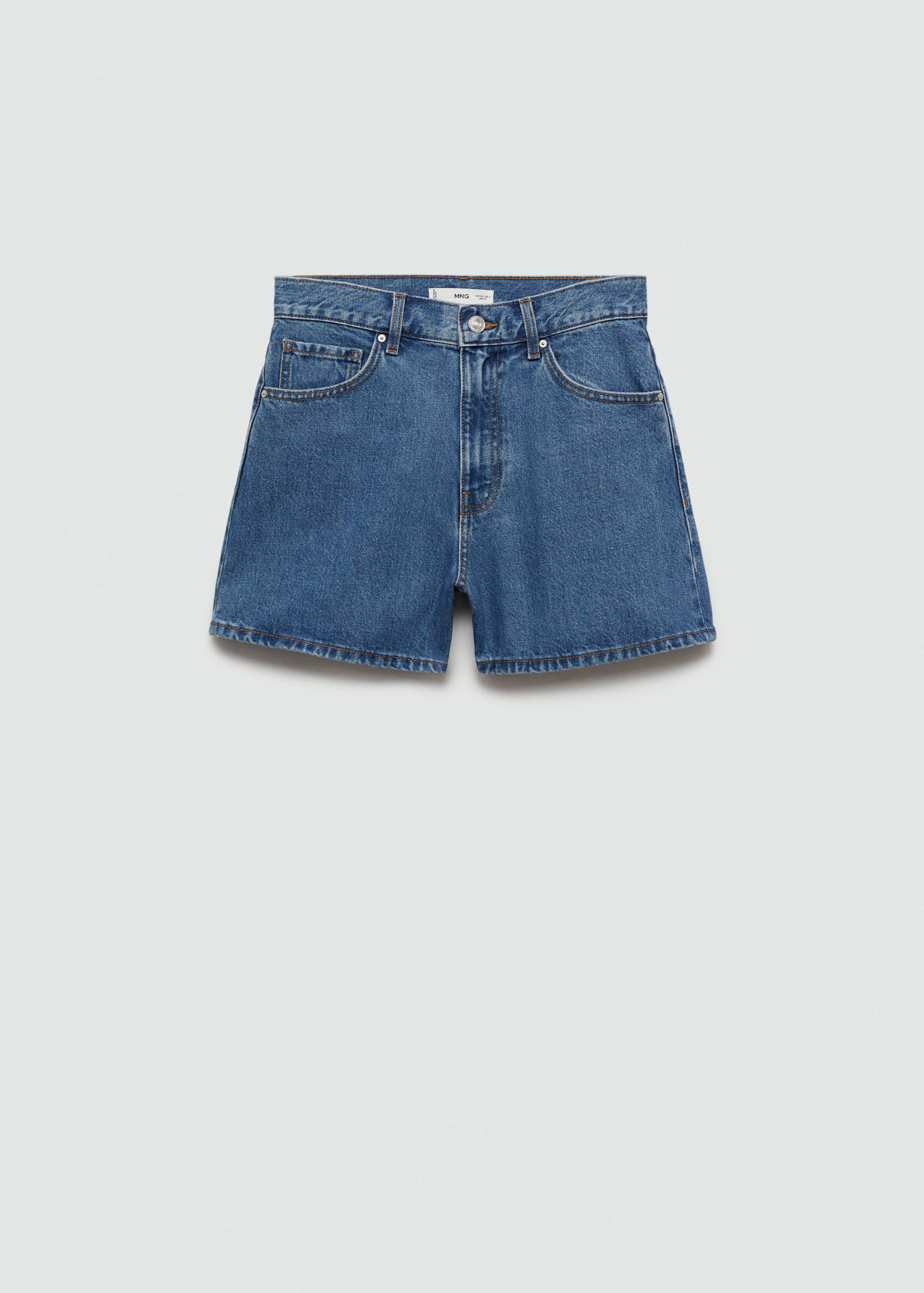 High-rise denim shorts - Article without model
