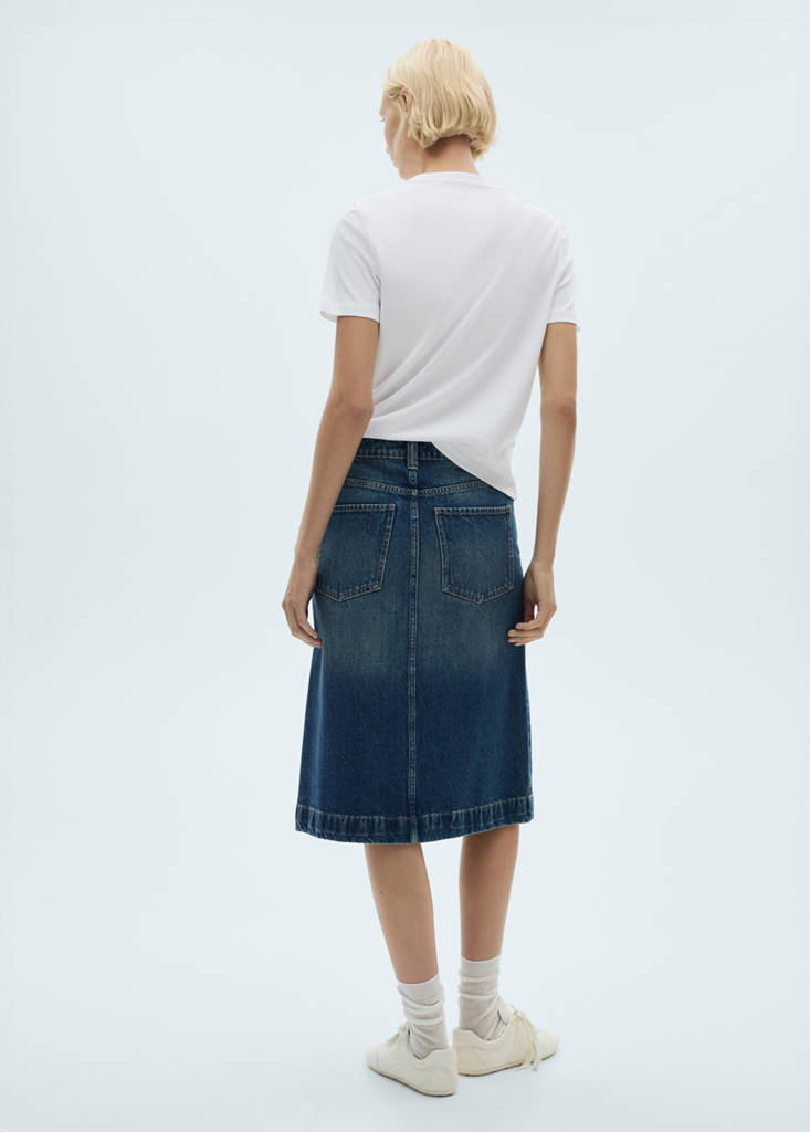 Short-sleeved cotton t-shirt — White