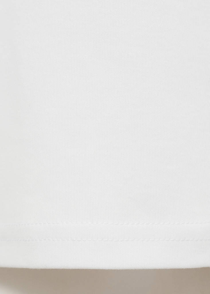 Short-sleeved cotton t-shirt — White