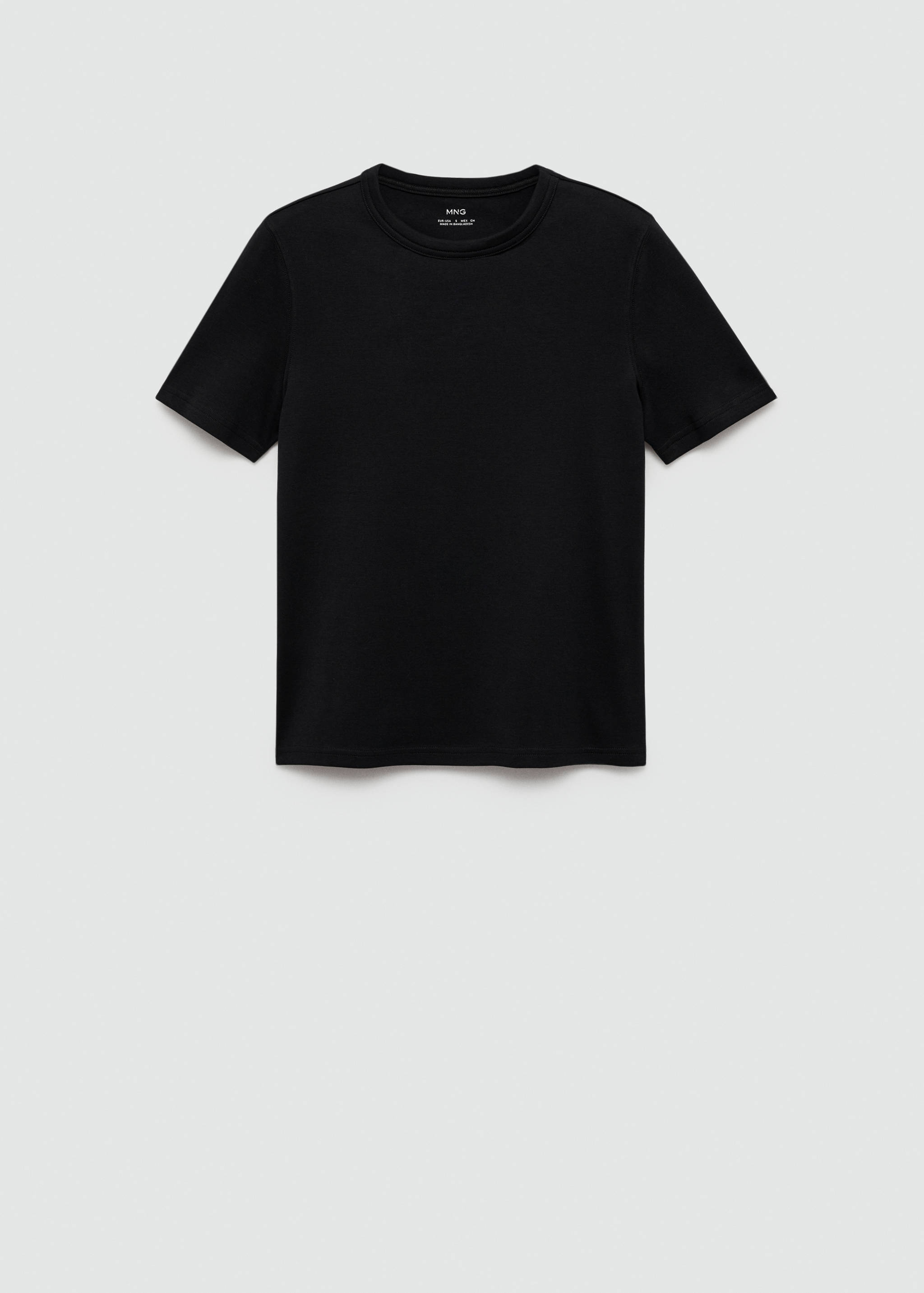 Short-sleeved cotton t-shirt - Article without model