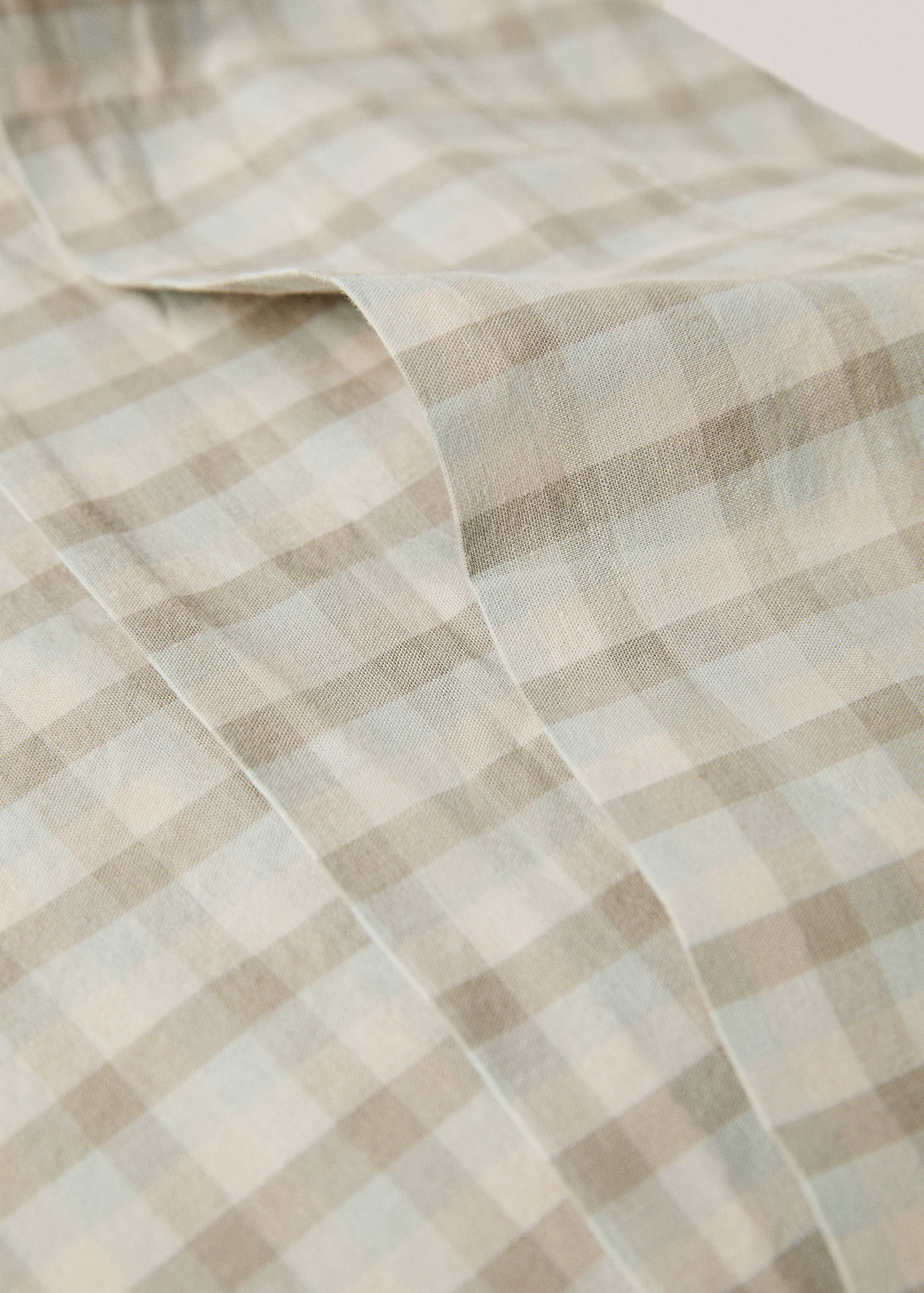 Kissenhülle mit Vichy-Karomuster 45 x 110 cm - Detail des Artikels 1