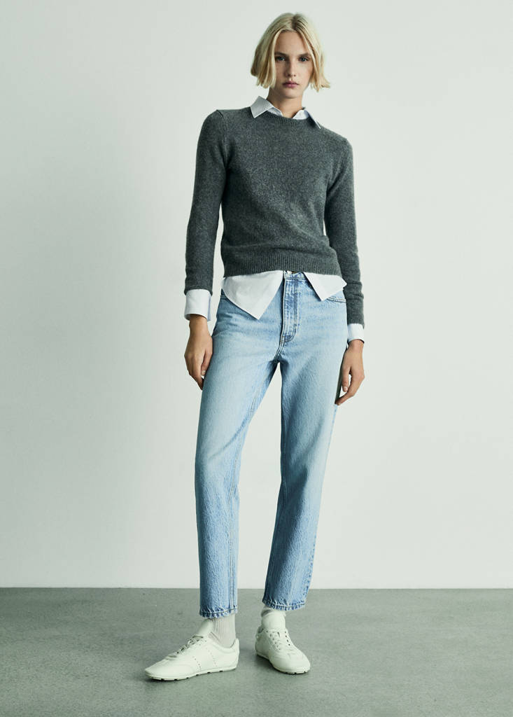 Mom2000 high-rise jeans — Medium Blue