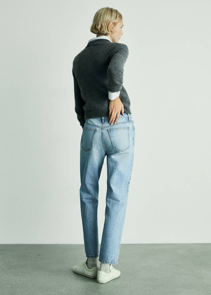 Mom2000 high-rise jeans — Medium Blue