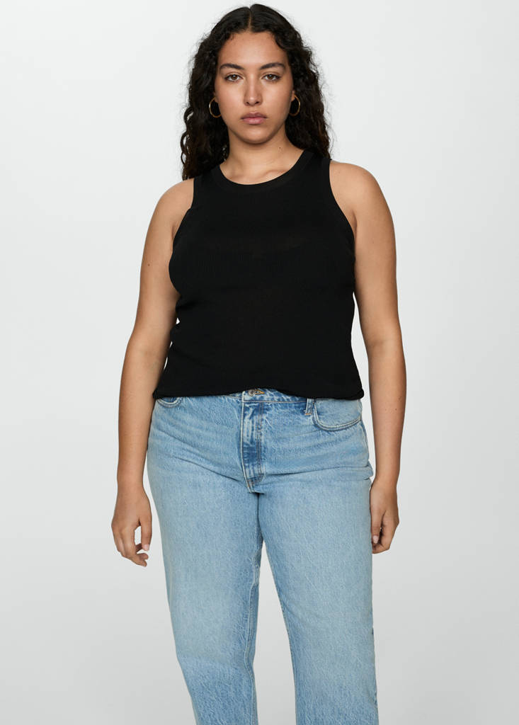 Mom2000 high-rise jeans — Medium Blue