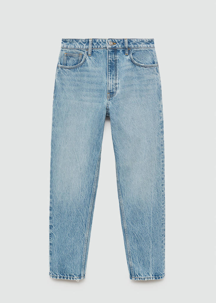 Mom2000 high-rise jeans — Medium Blue