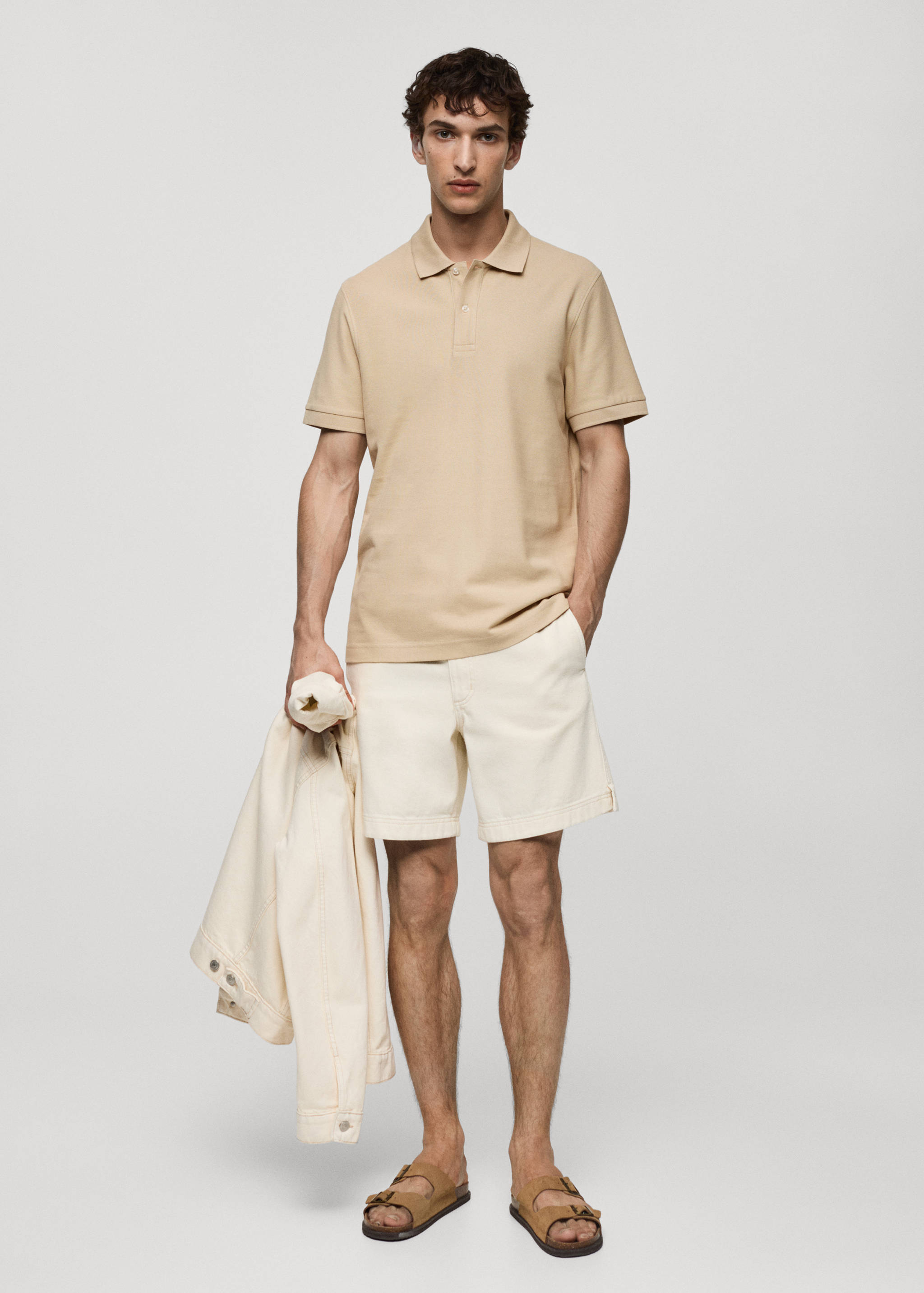 Polo 100 % piqué de coton - Plan général