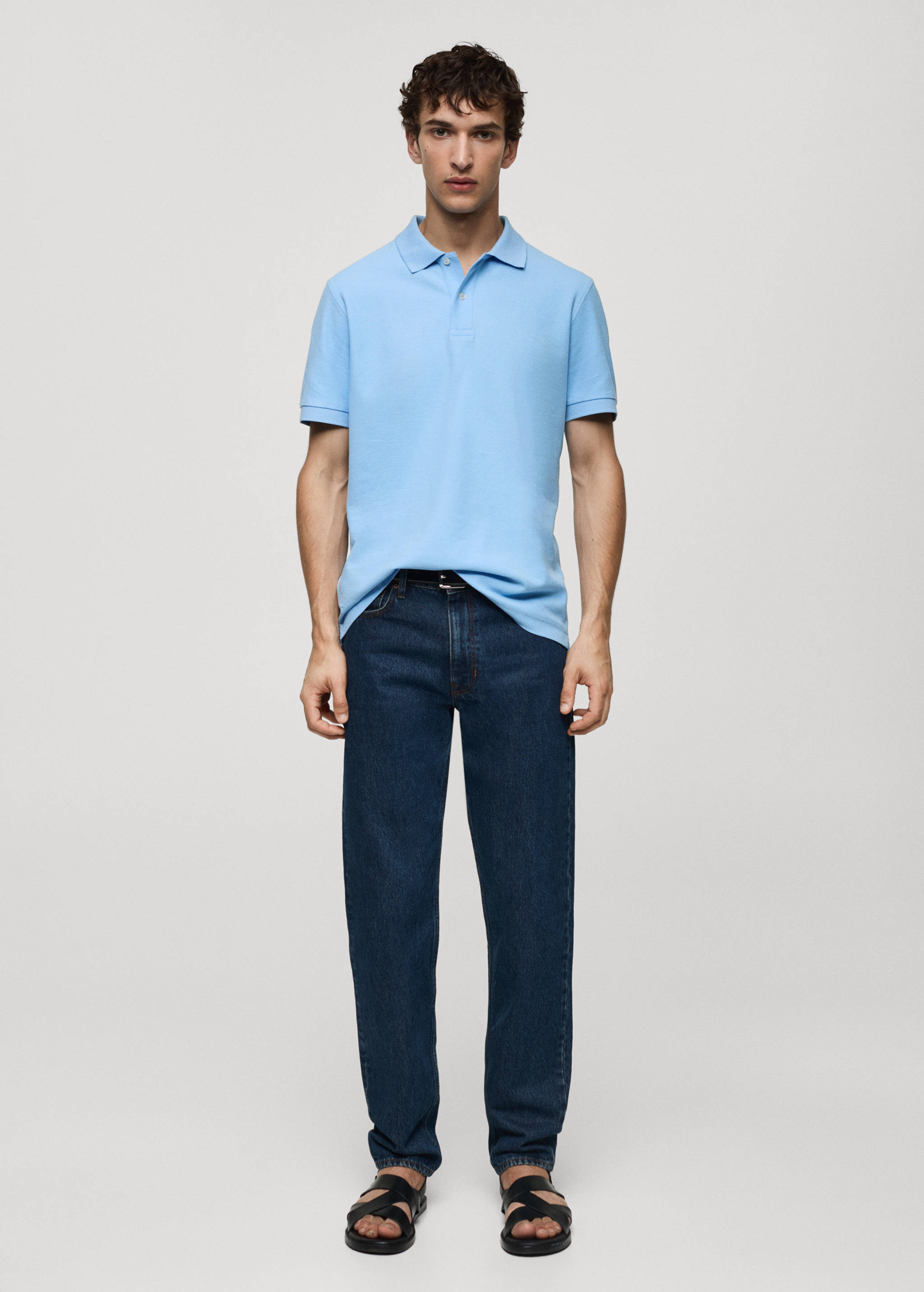 Polo 100 % piqué de coton - Plan général