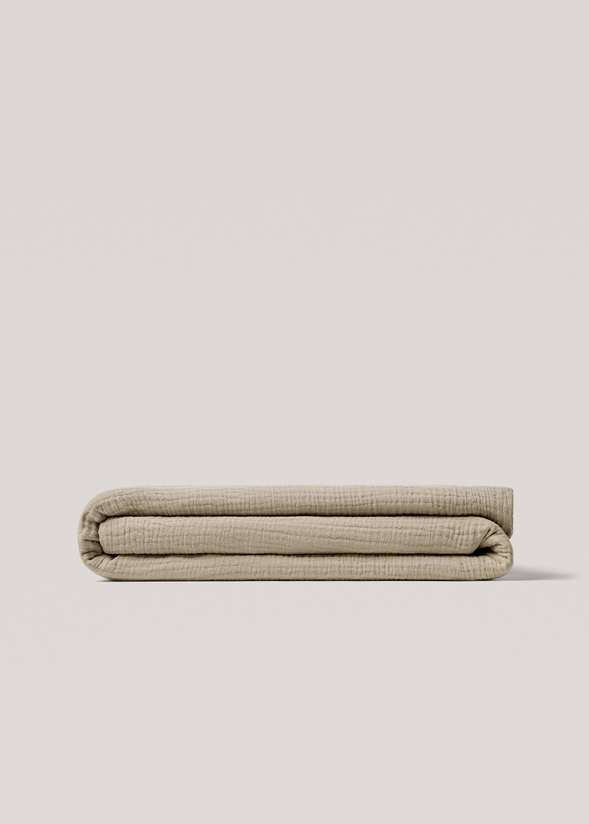 Cotton chiffon textured blanket - Article without model