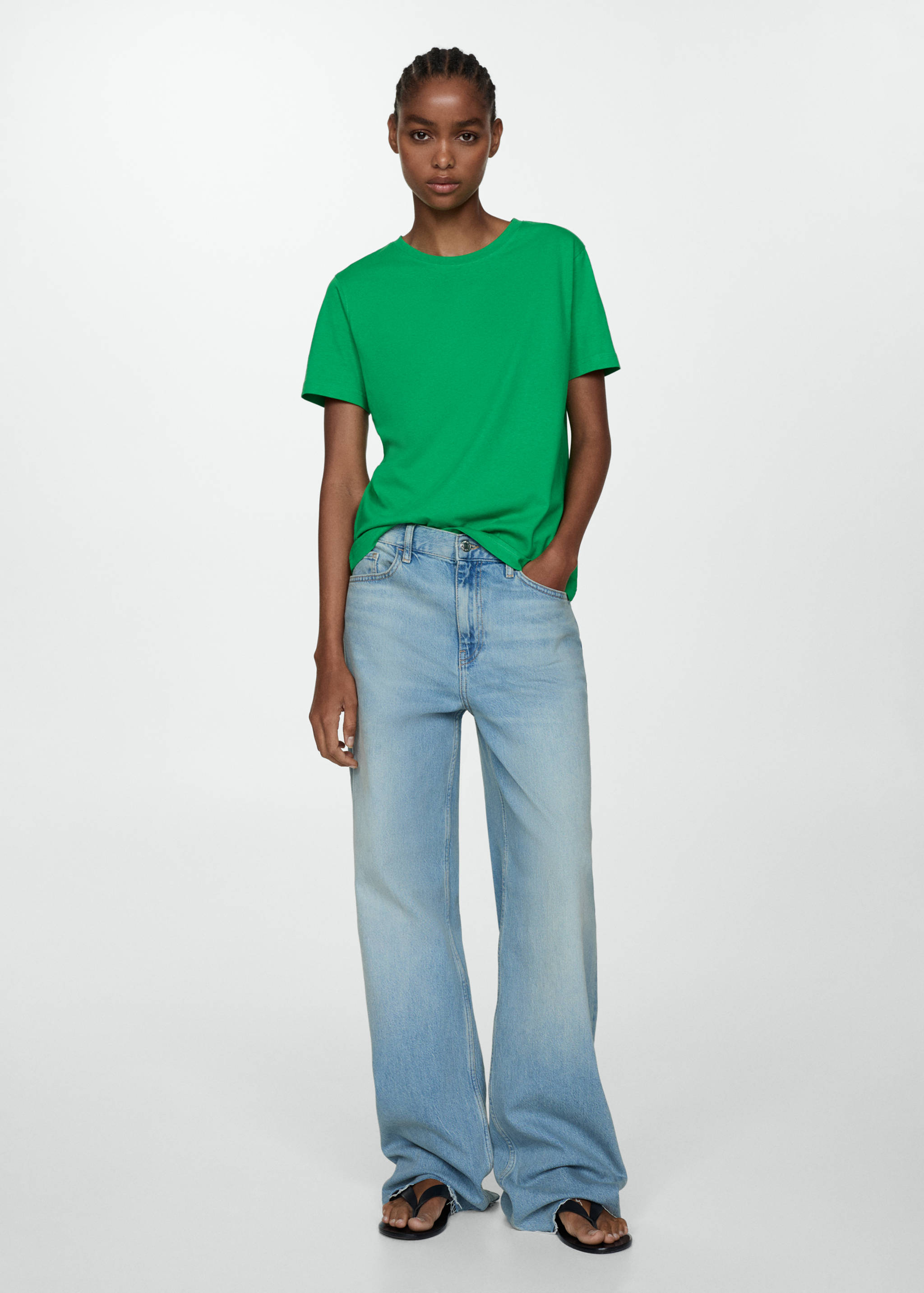 Short-sleeved cotton t-shirt - General plane