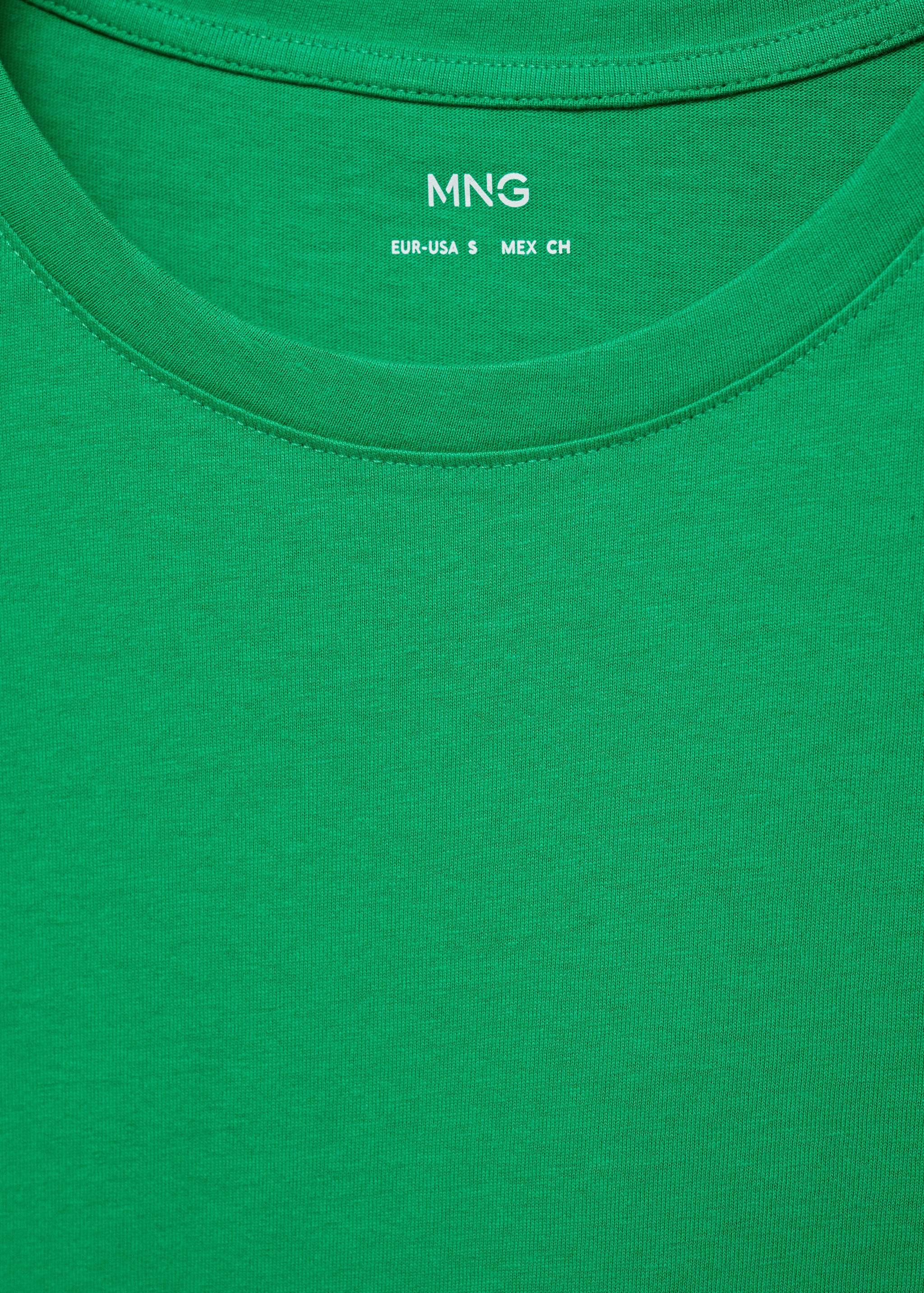 Short-sleeved cotton t-shirt - Details of the article 8