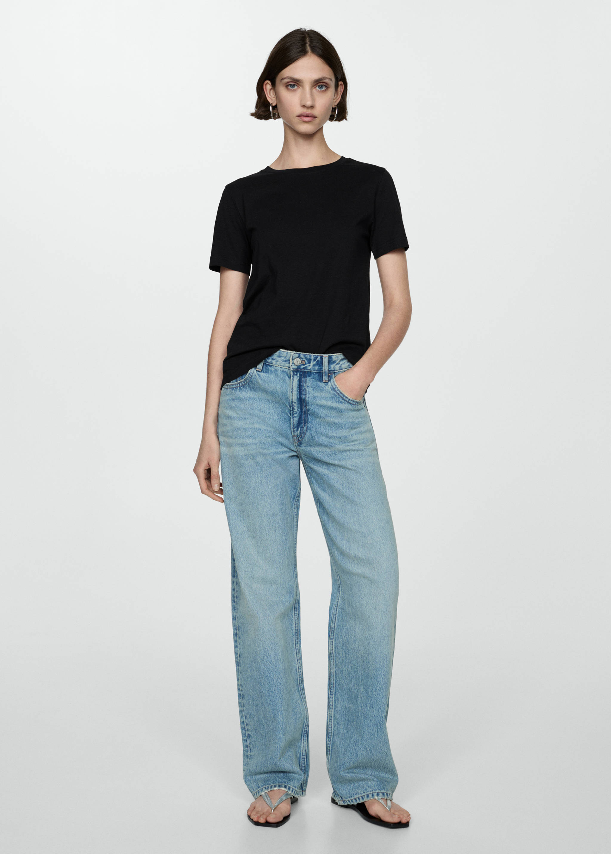 Short-sleeved cotton t-shirt - General plane