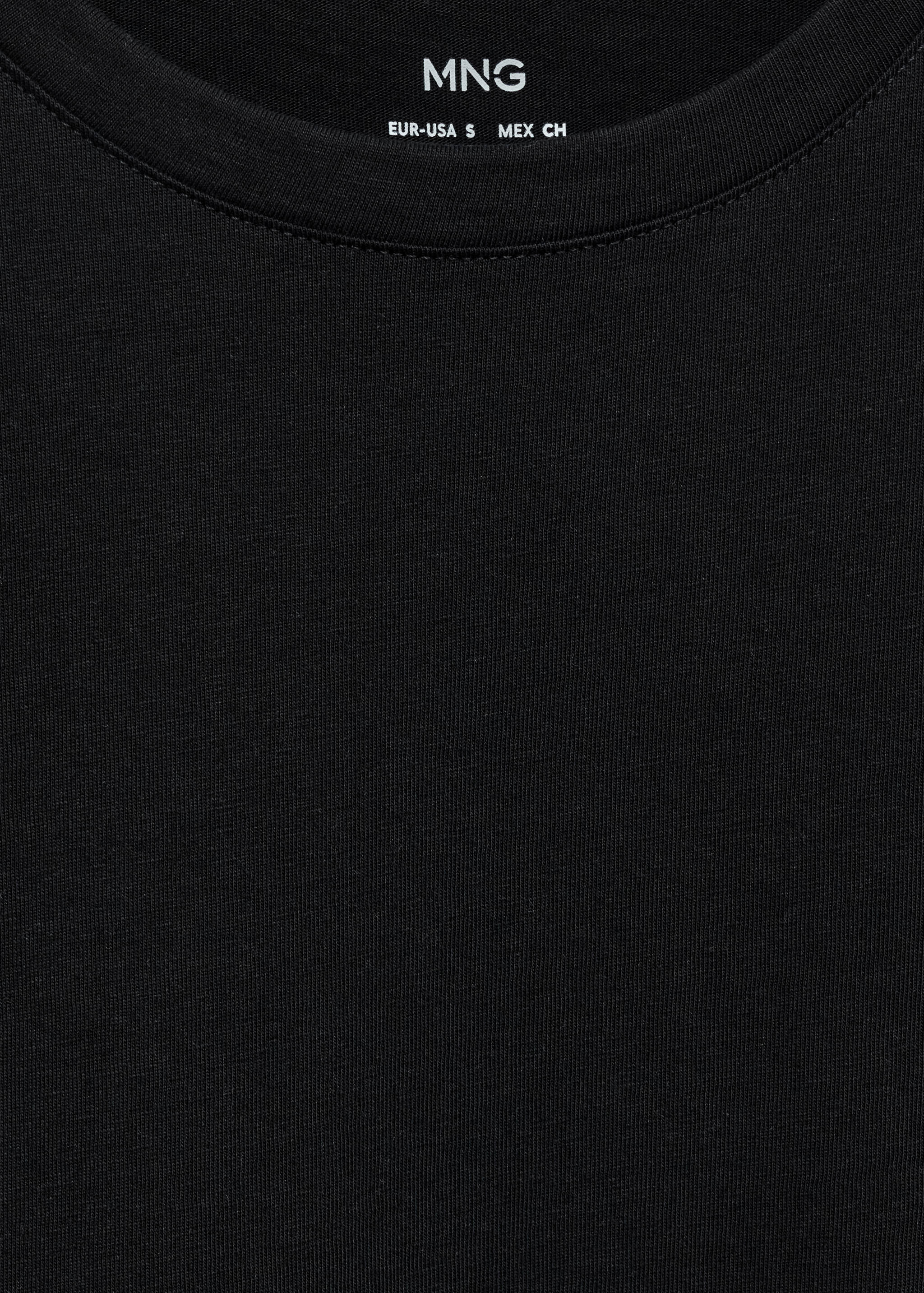 Short-sleeved cotton t-shirt - Details of the article 8