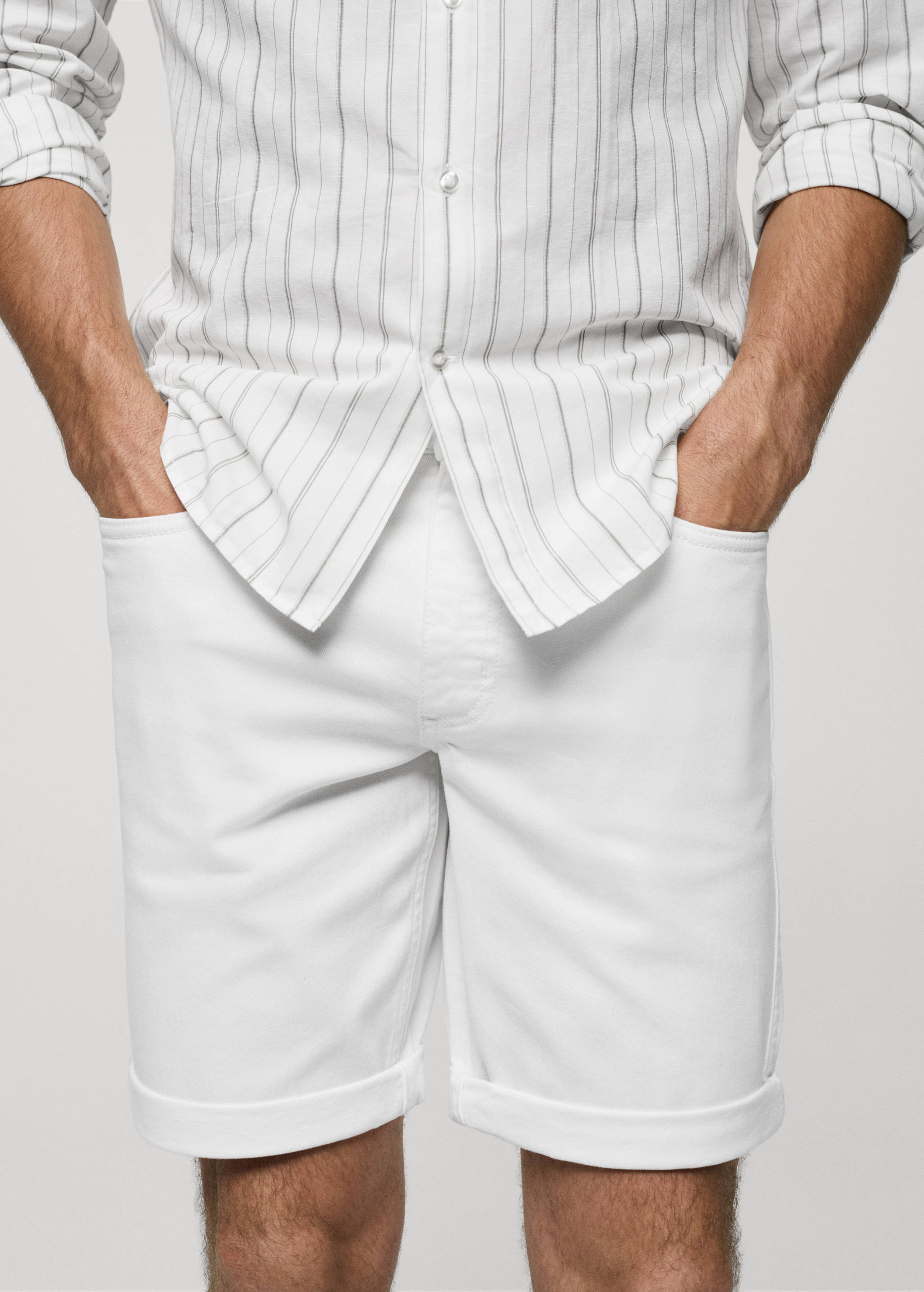 Bermuda en jean slim fit - Détail de l'article 1