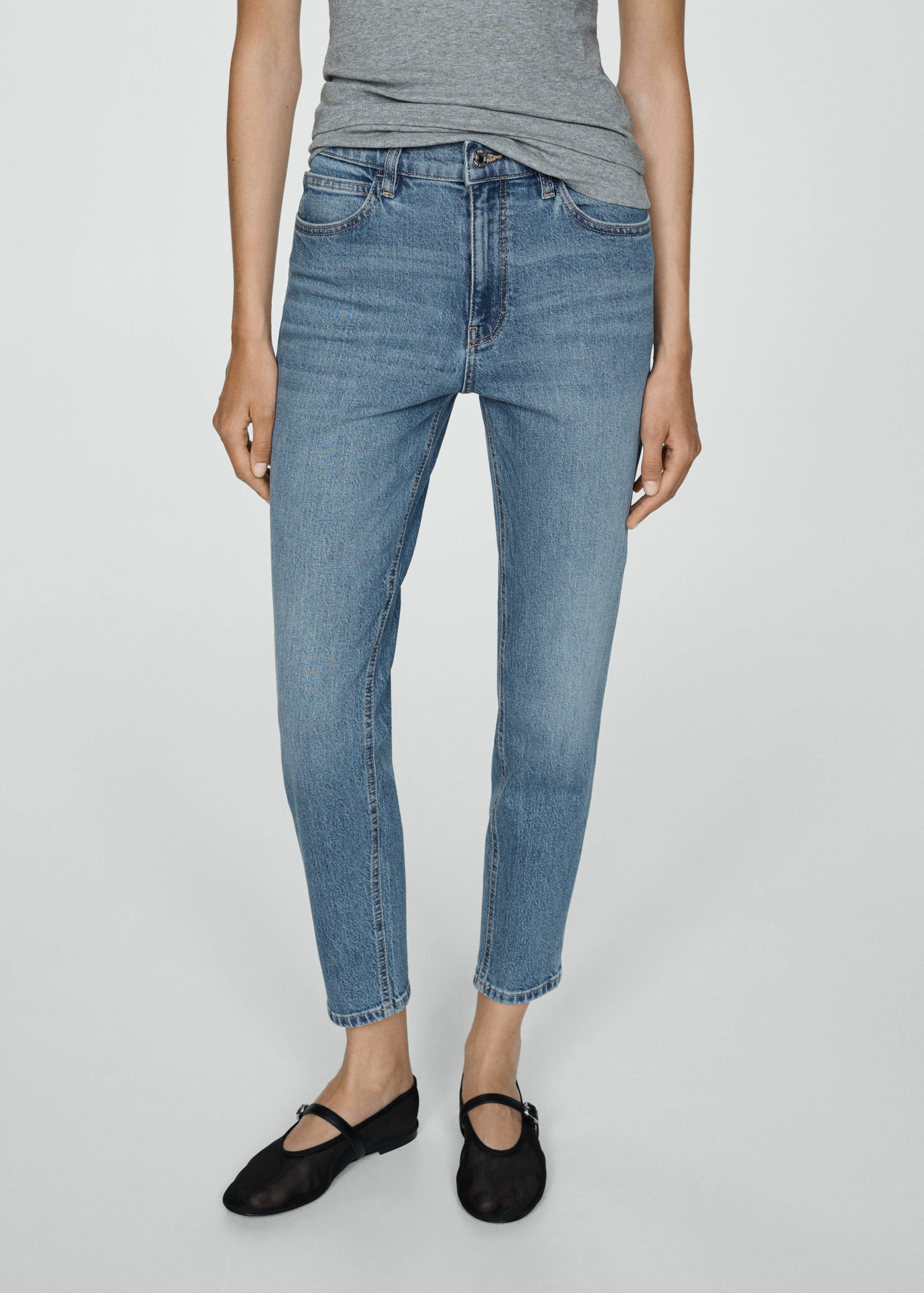 Newmom comfort high-rise jeans - Medium plane