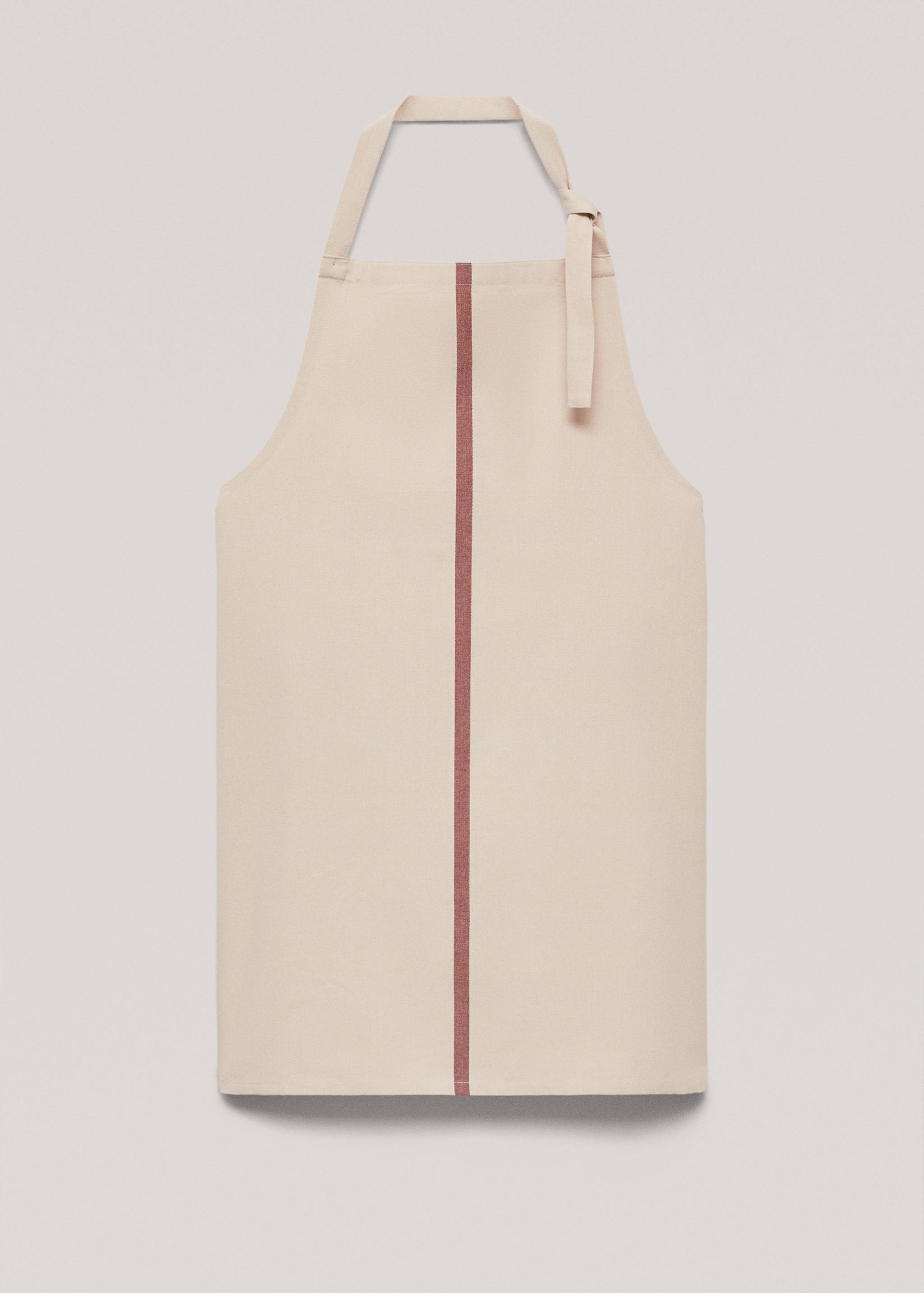 100% striped cotton apron - Article without model