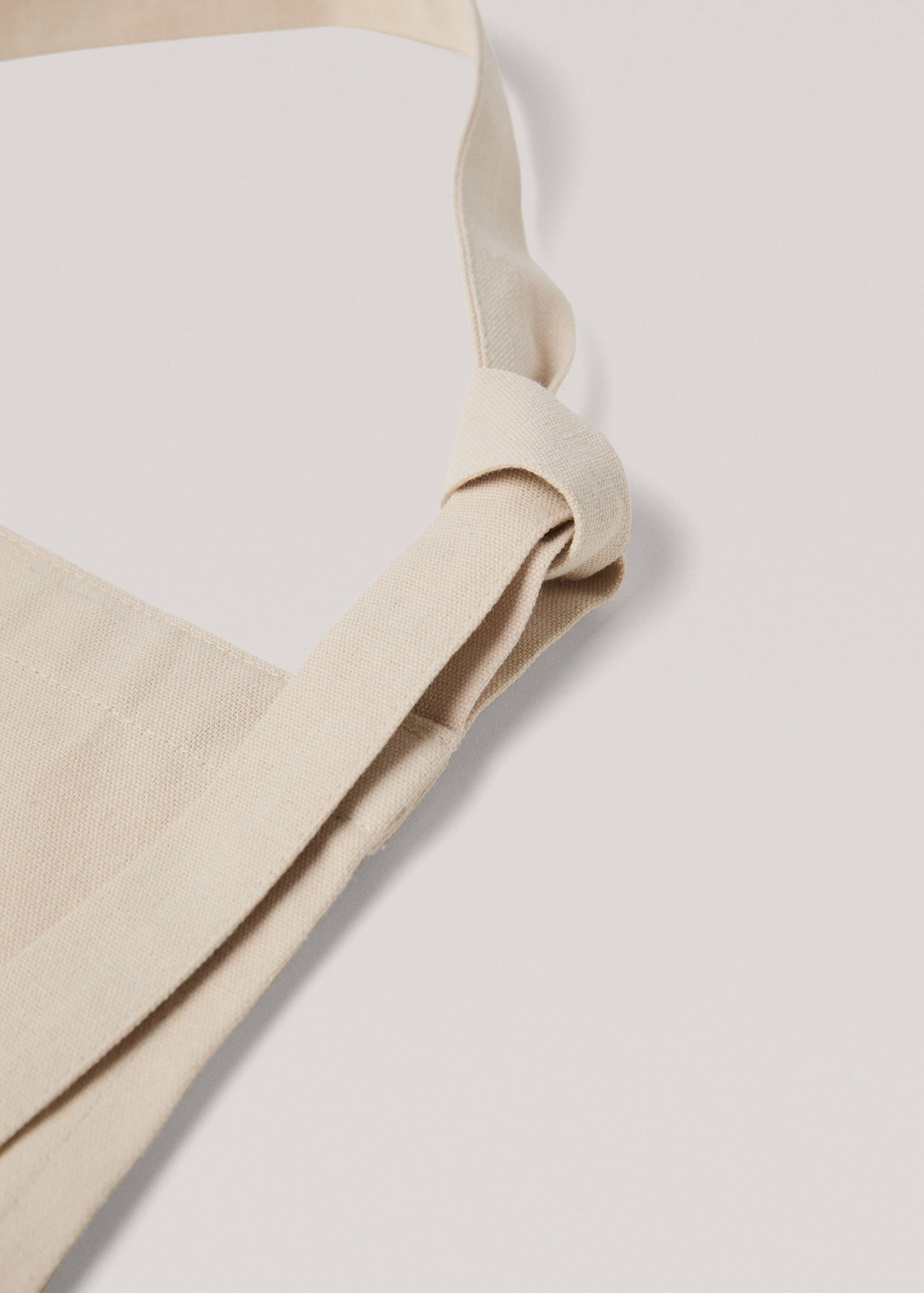 100% striped cotton apron - Details of the article 2
