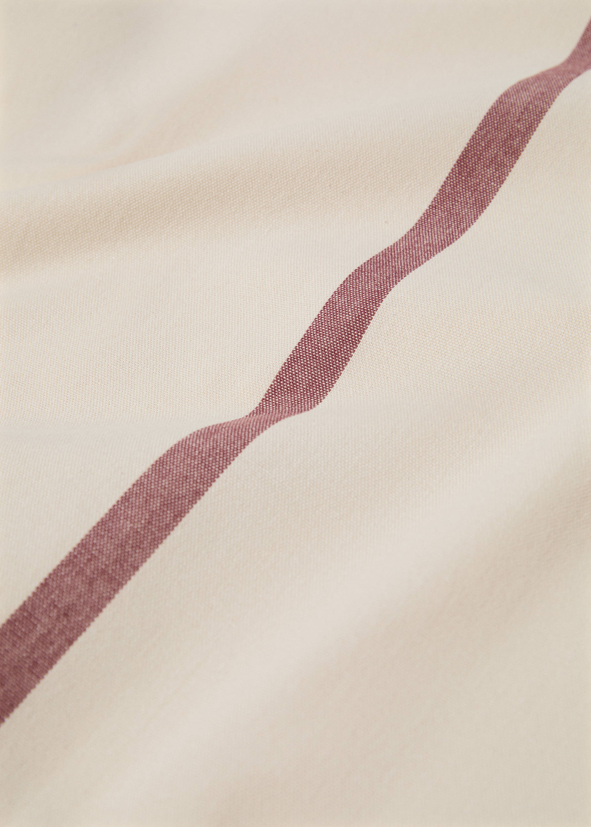100% striped cotton apron - Details of the article 3