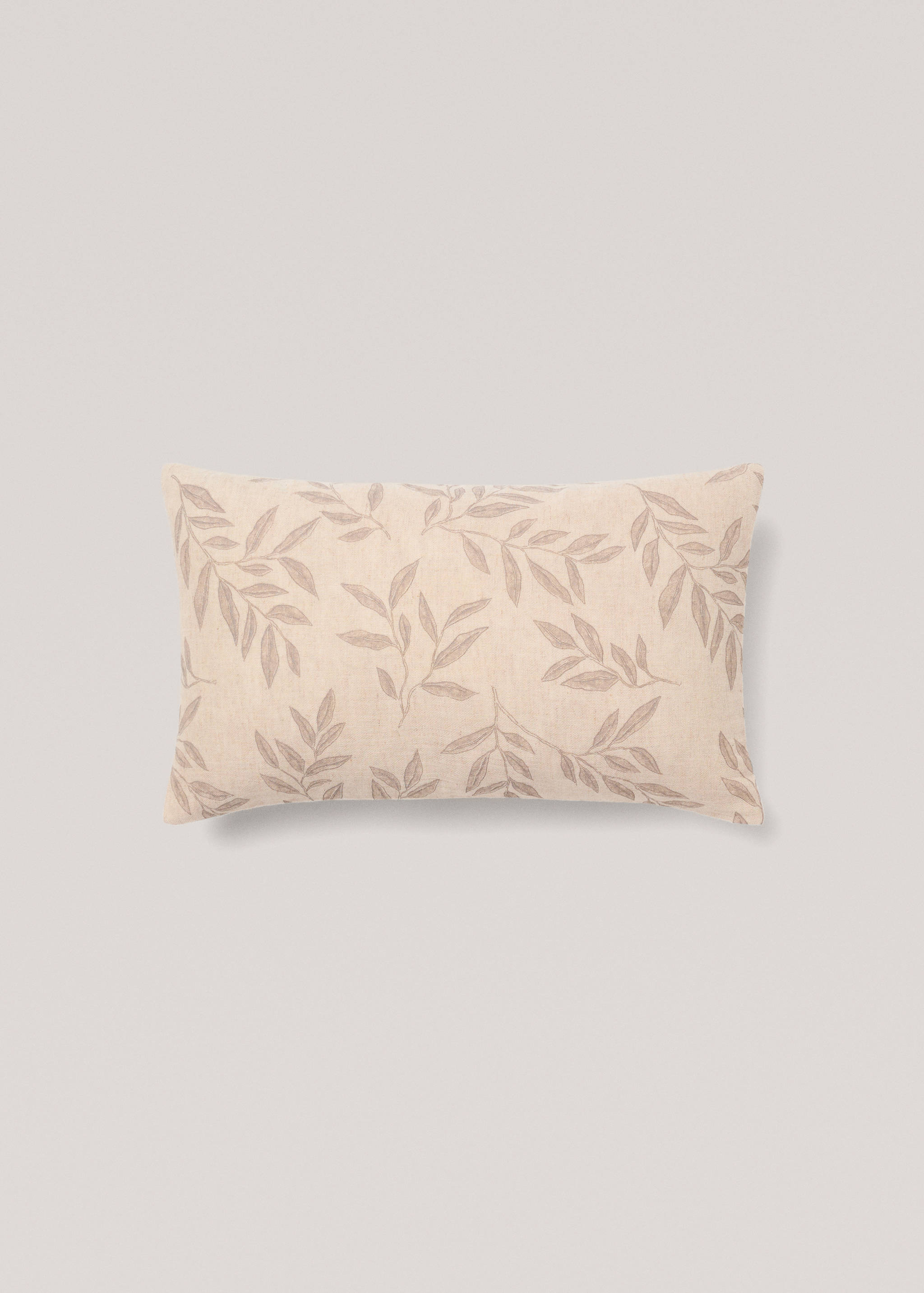 Cotton linen floral cushion cover 30x50cm - Article without model