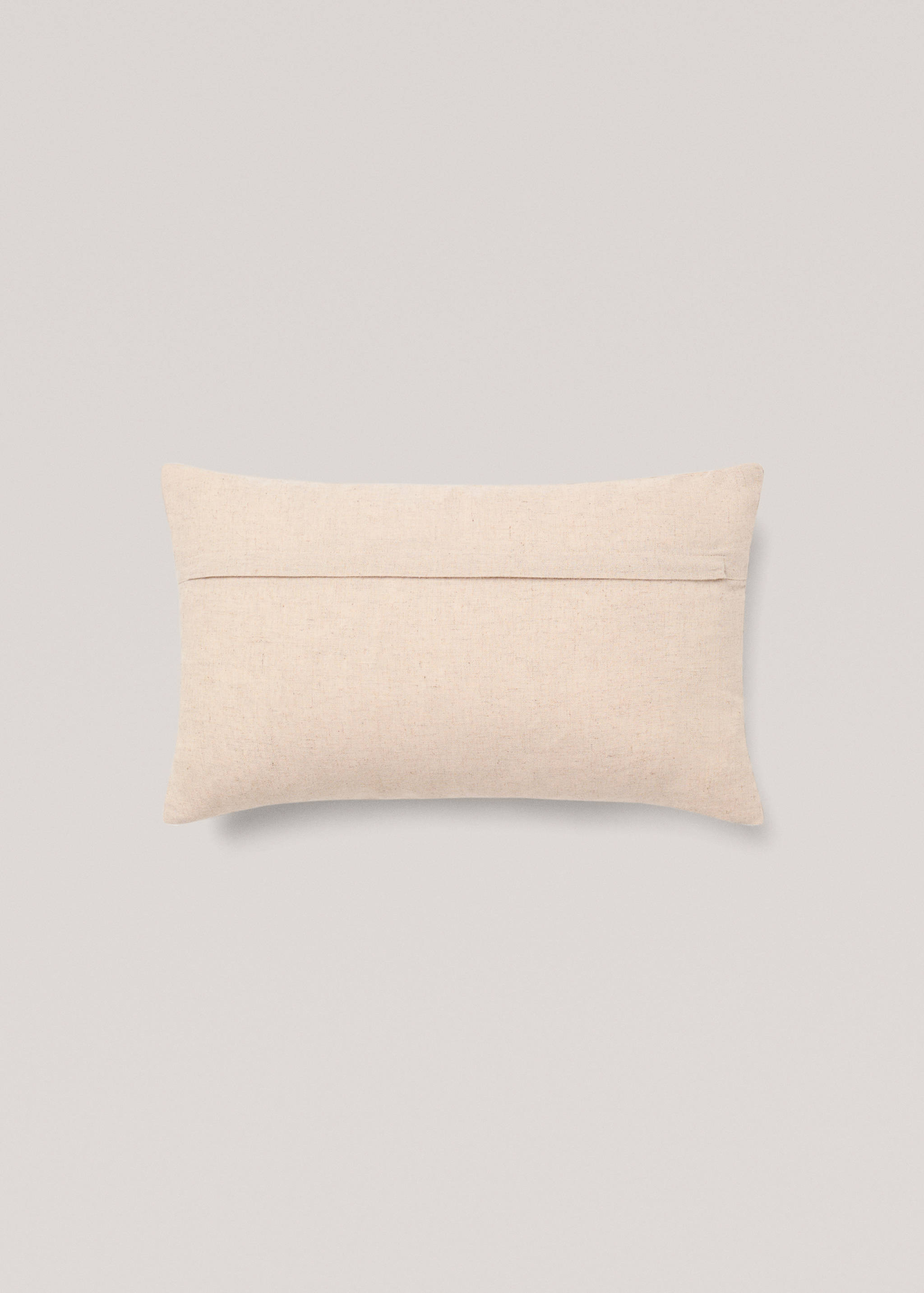 Cotton linen floral cushion cover 30x50cm - Details of the article 1