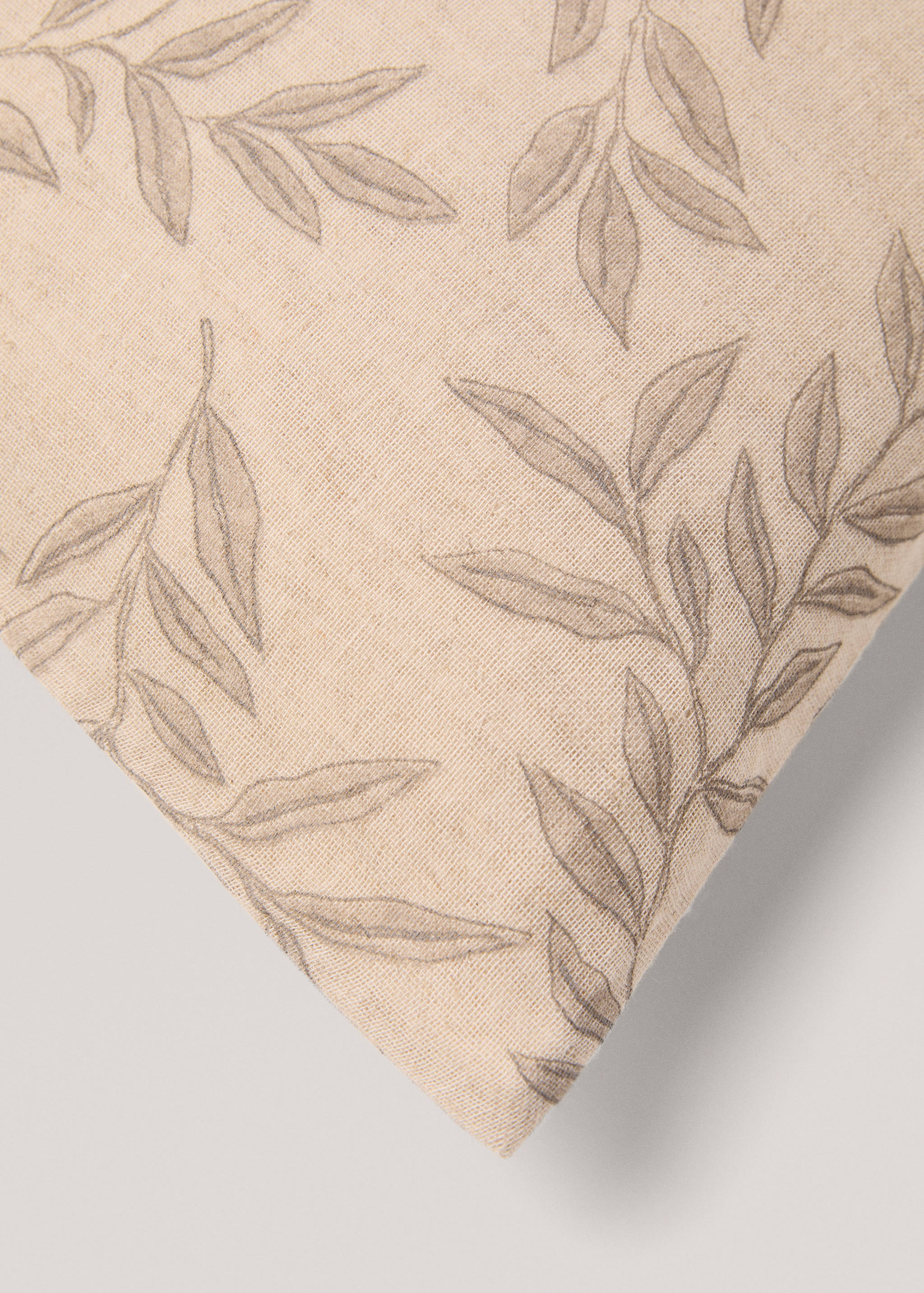 Cotton linen floral cushion cover 30x50cm - Details of the article 3
