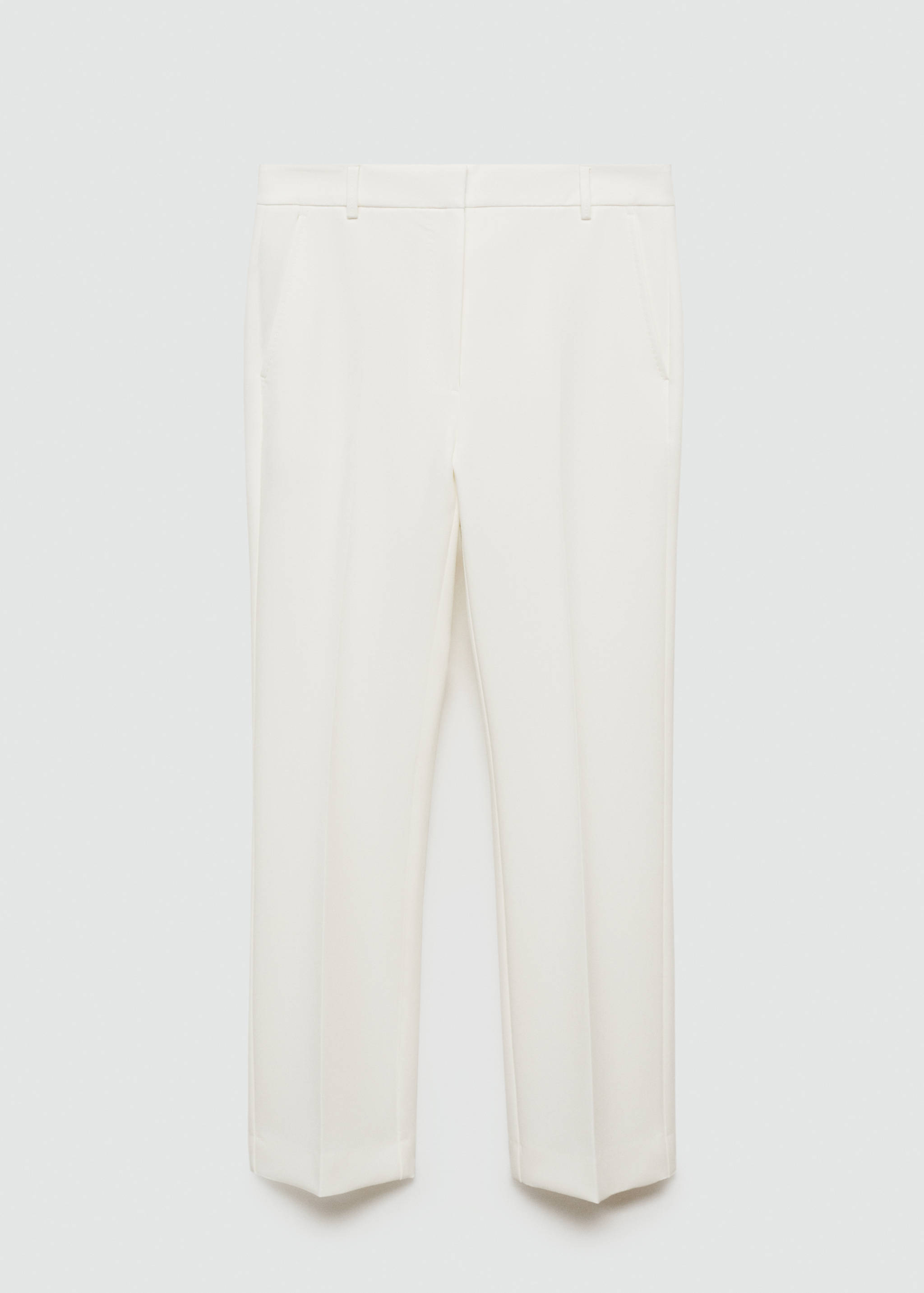 Straight-fit pleated pants - Article without model